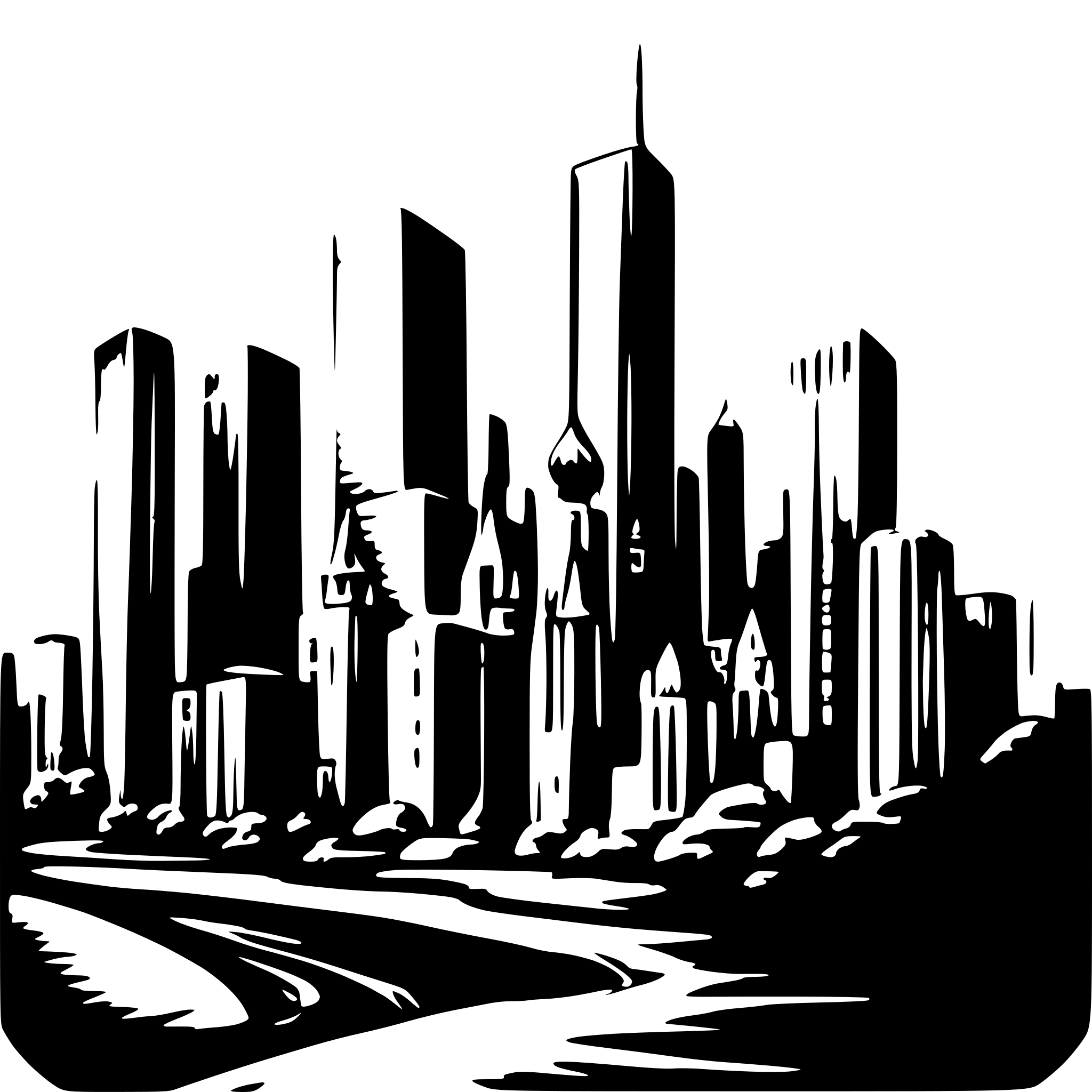 AI-generated SVG of 'new york'