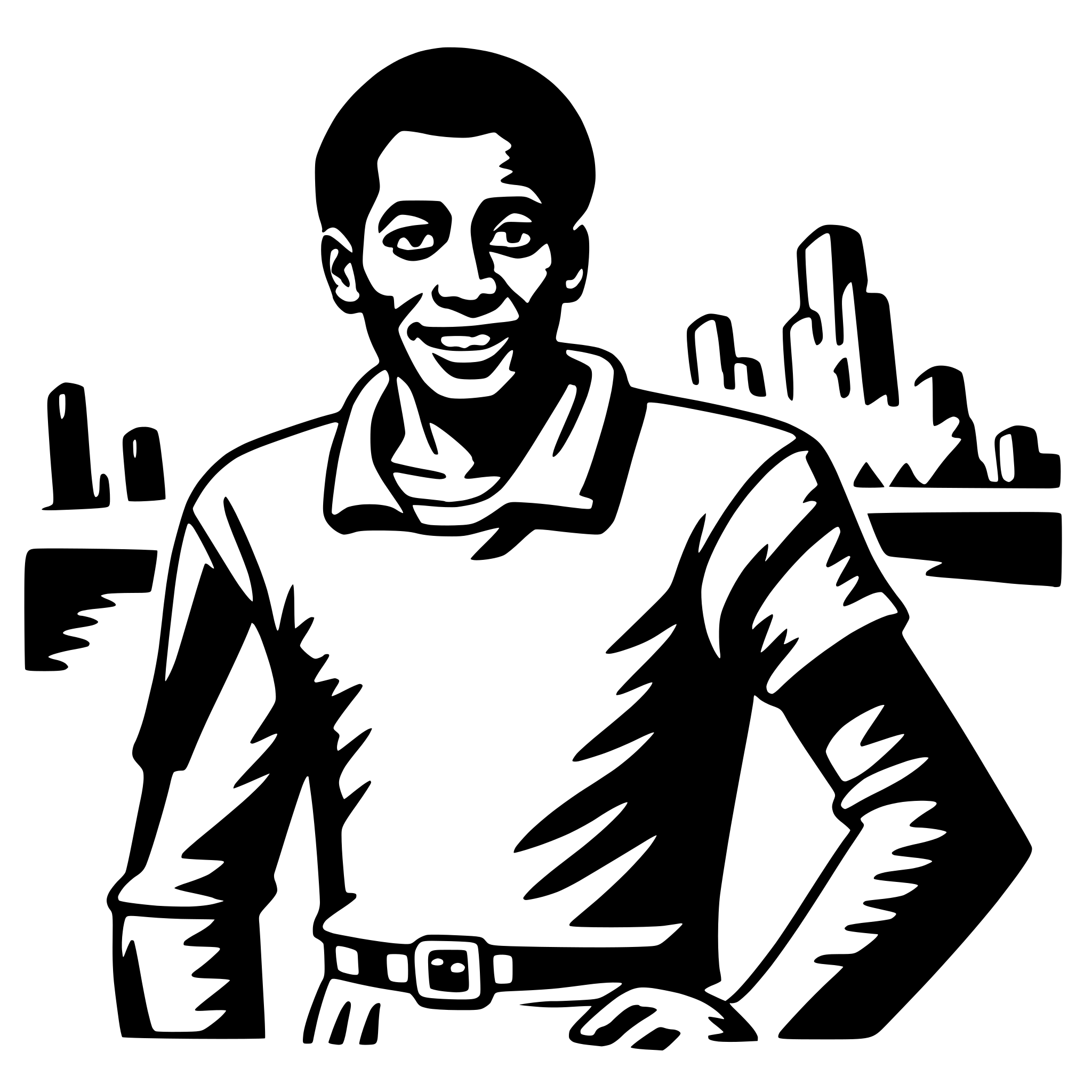 AI-generated SVG of a pele