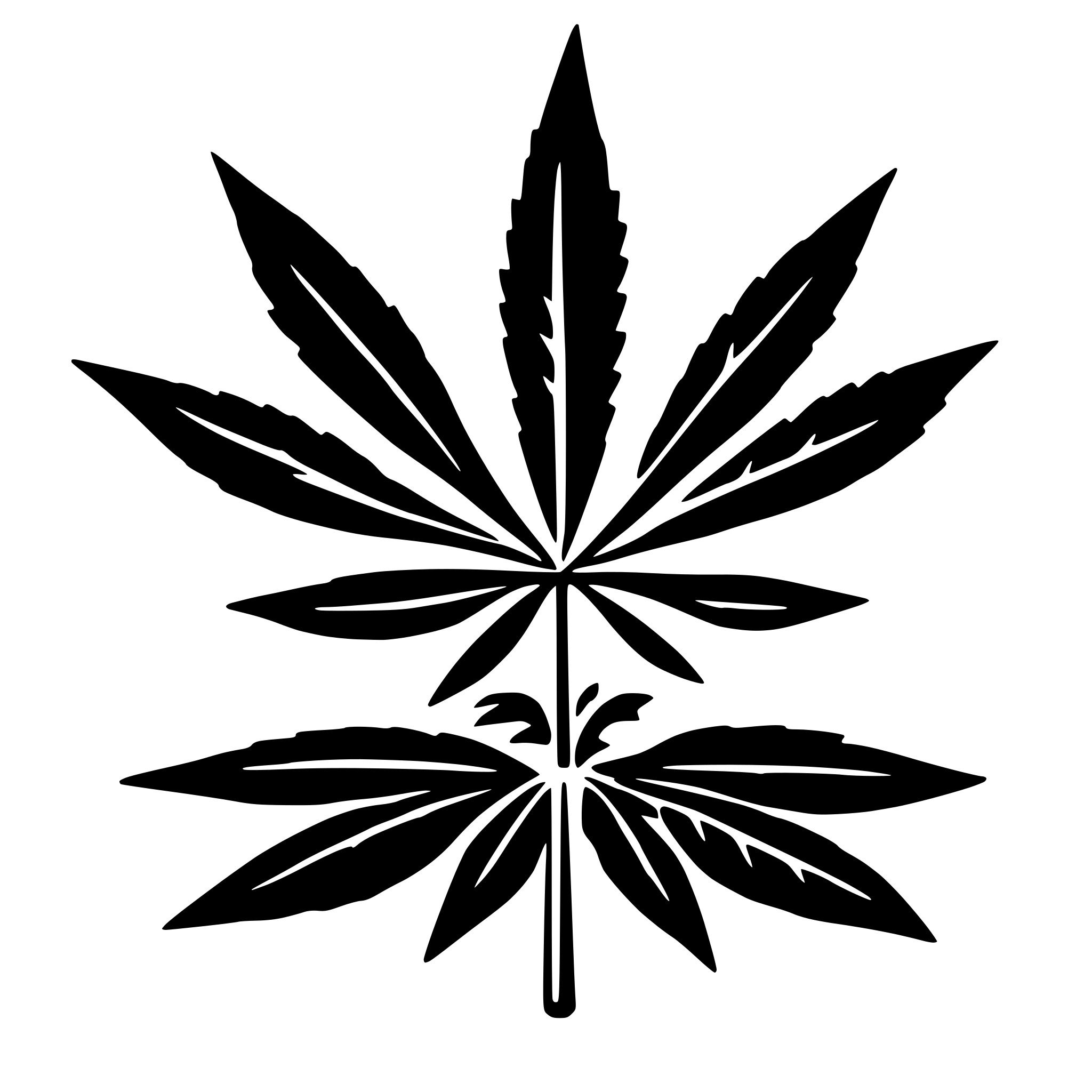 AI-generated SVG of a Cannabis Anchor medical