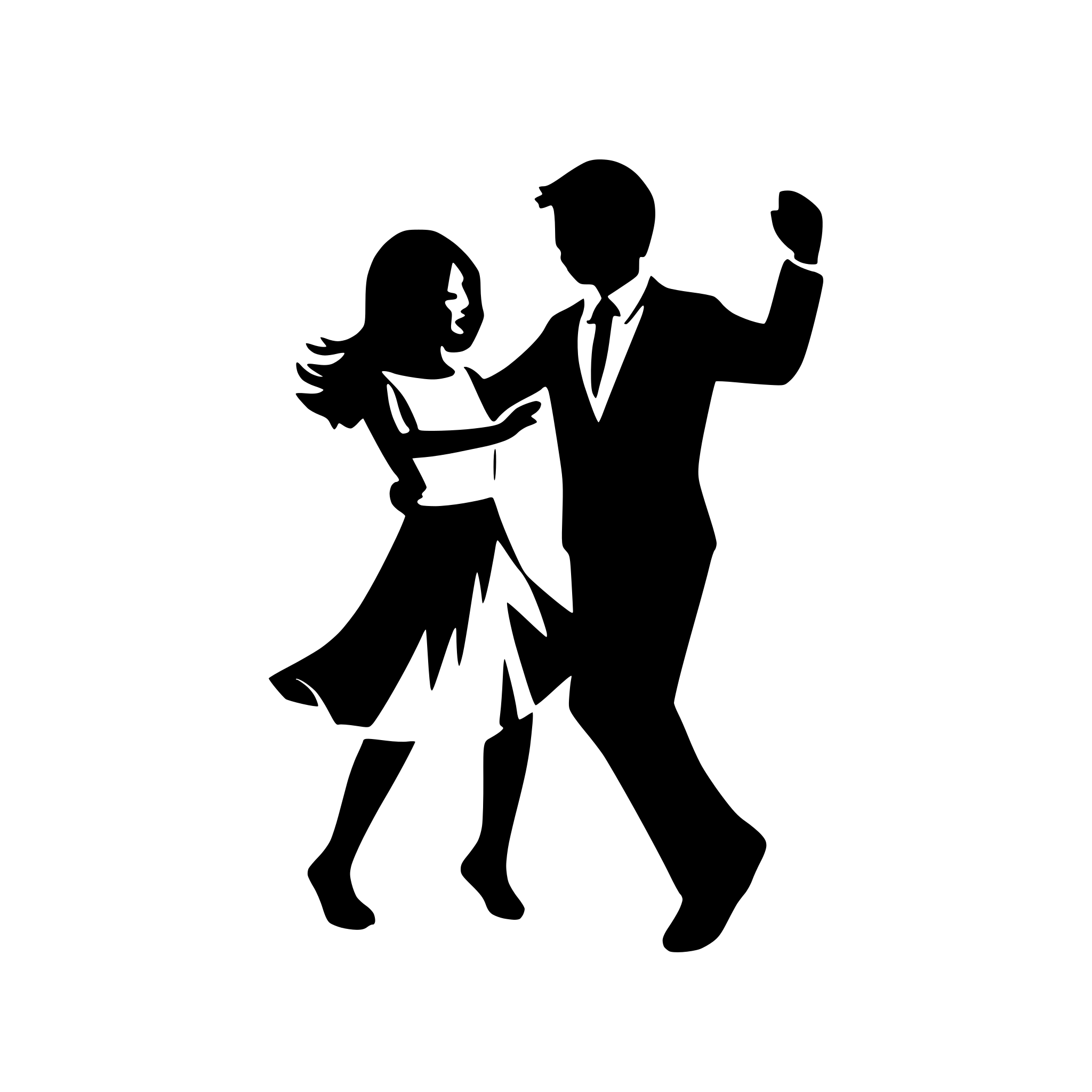 AI-generated SVG of 'a couple dancing salsa'