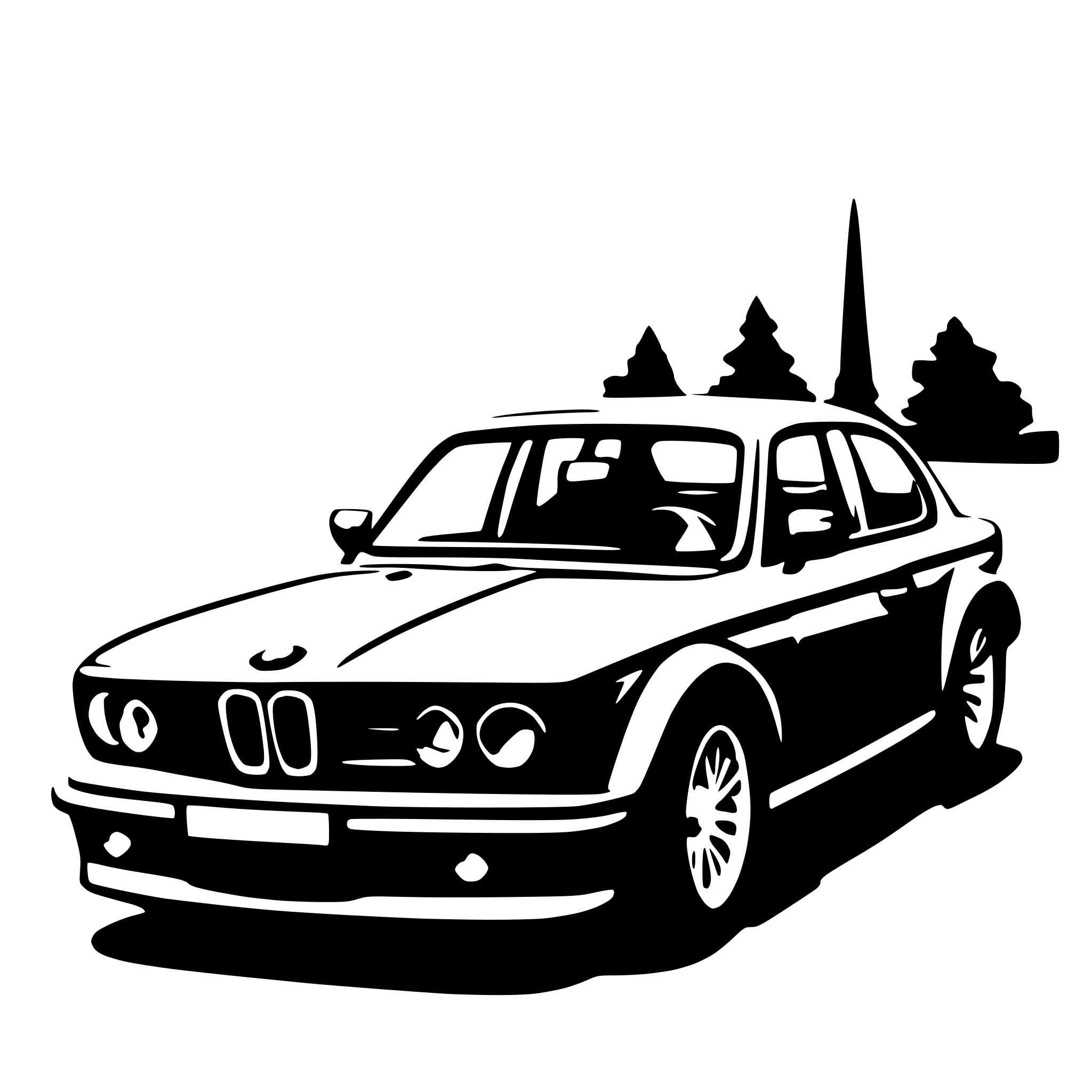 AI-generated SVG of 'bmw'