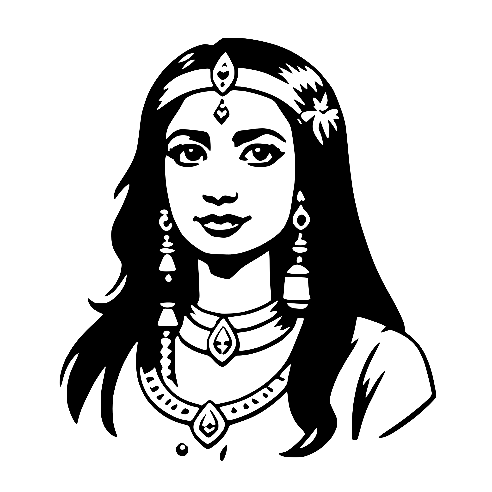 AI-generated SVG of 'parvati'