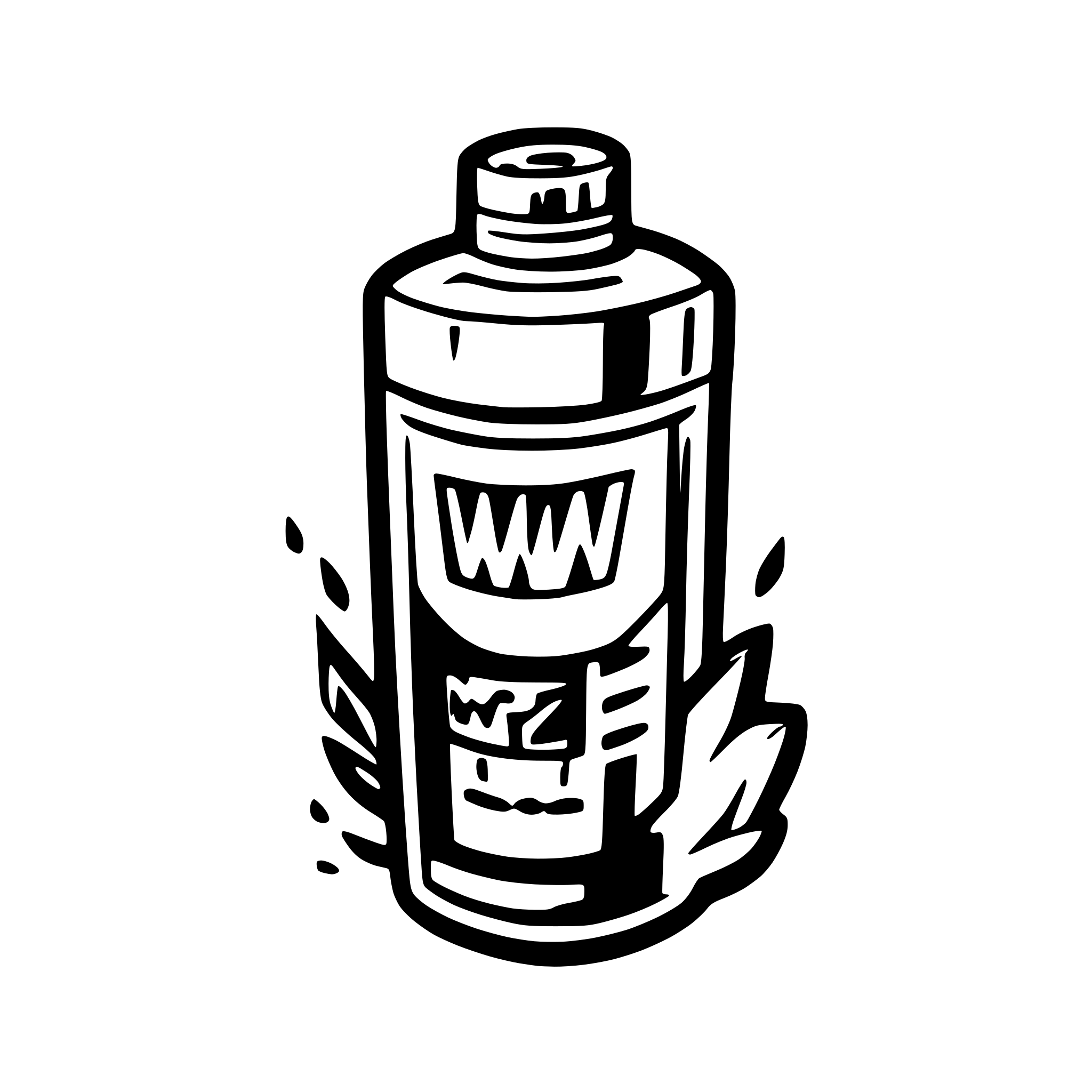 AI-generated SVG of 'WD 40 oil'