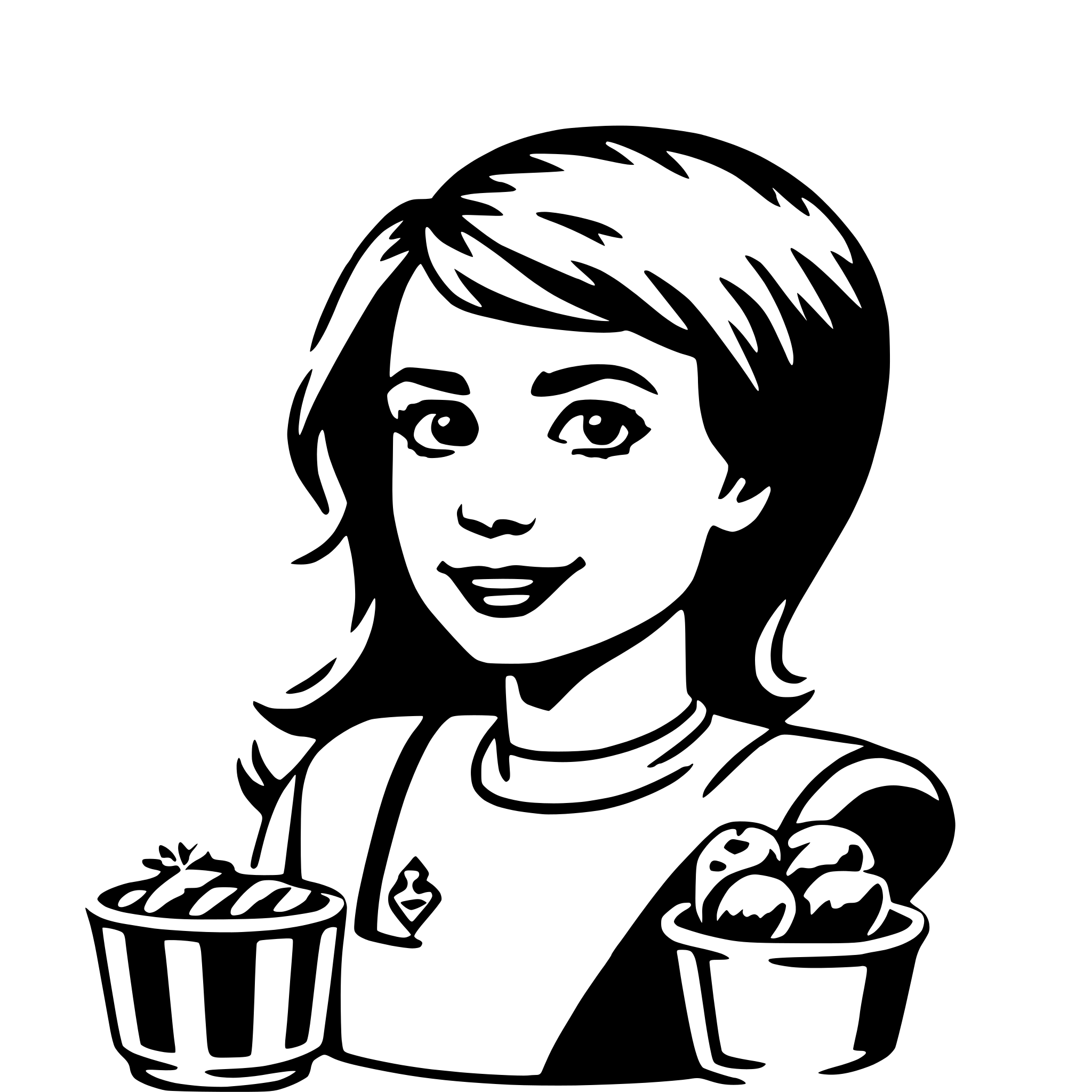 AI-generated SVG of a dietitian
