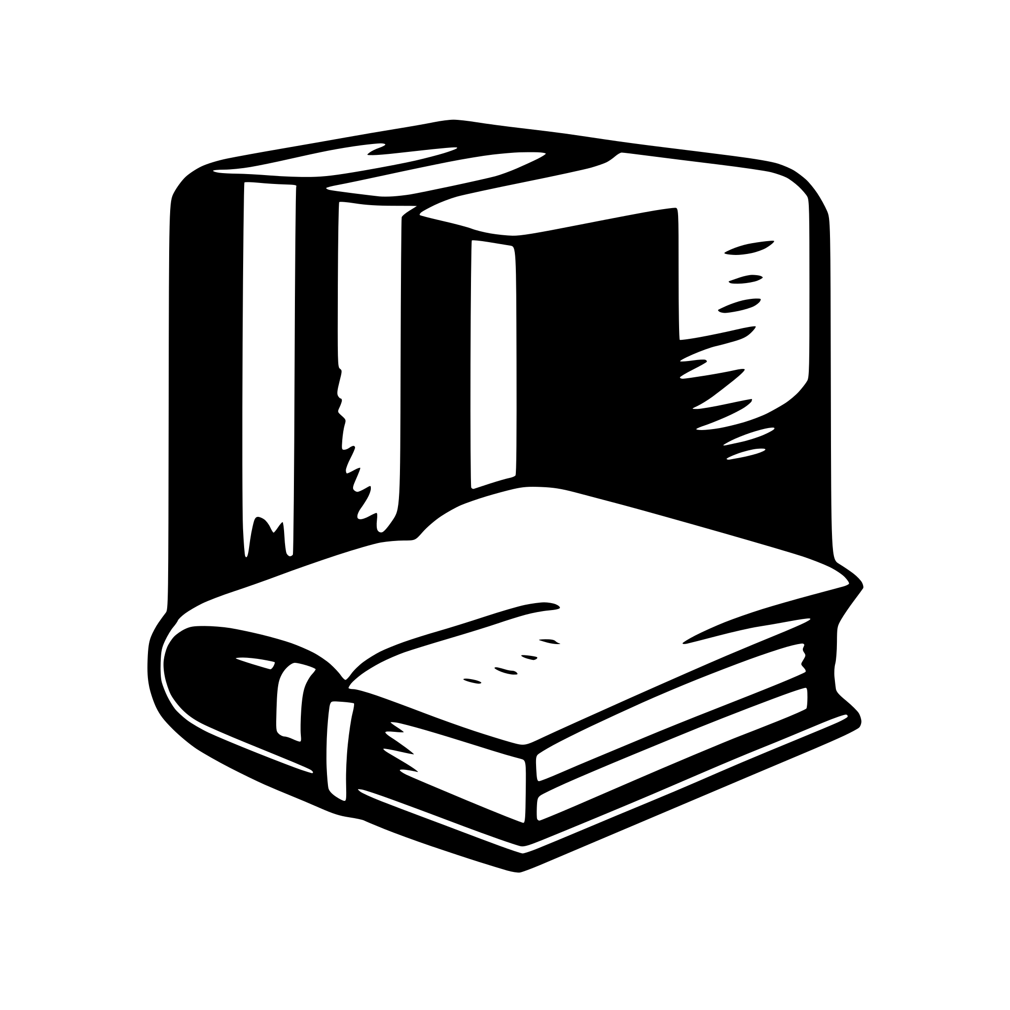 AI-generated SVG of a logo solid book exam