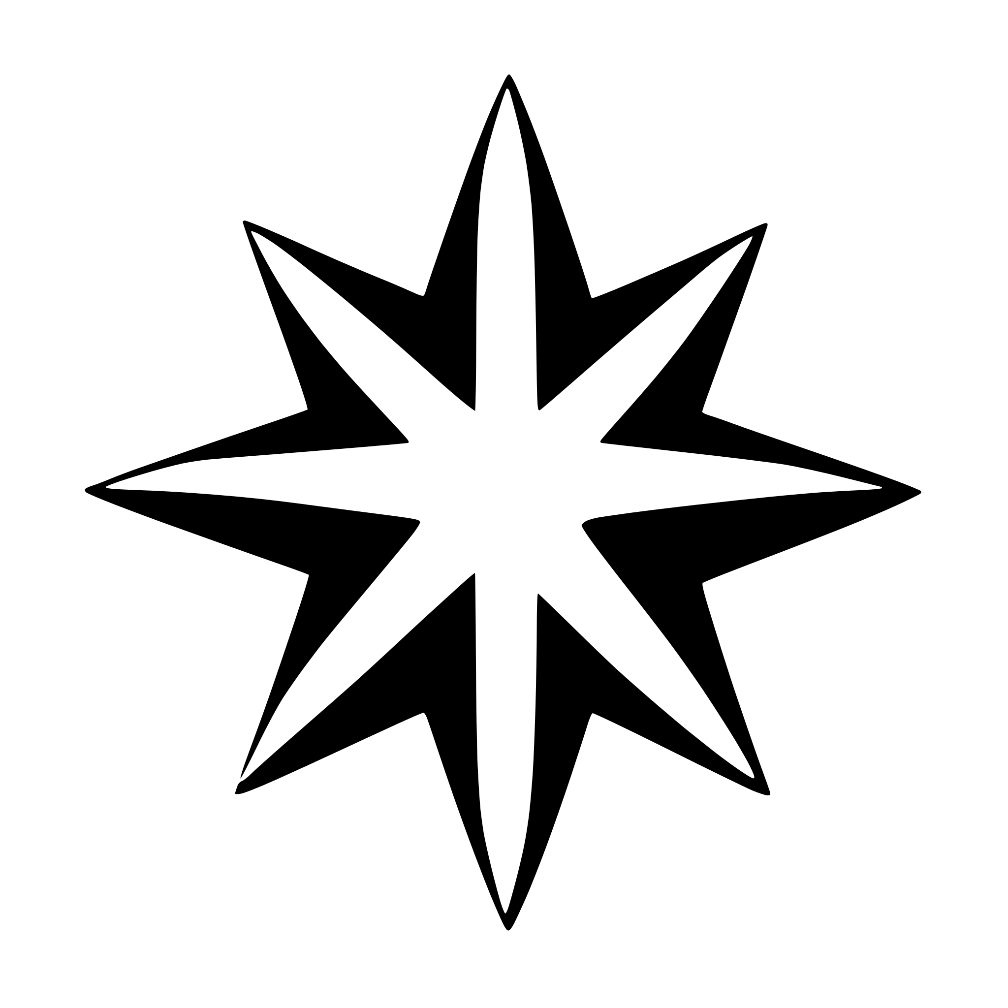 AI-generated SVG of 'star with round corners and white to black transition'
