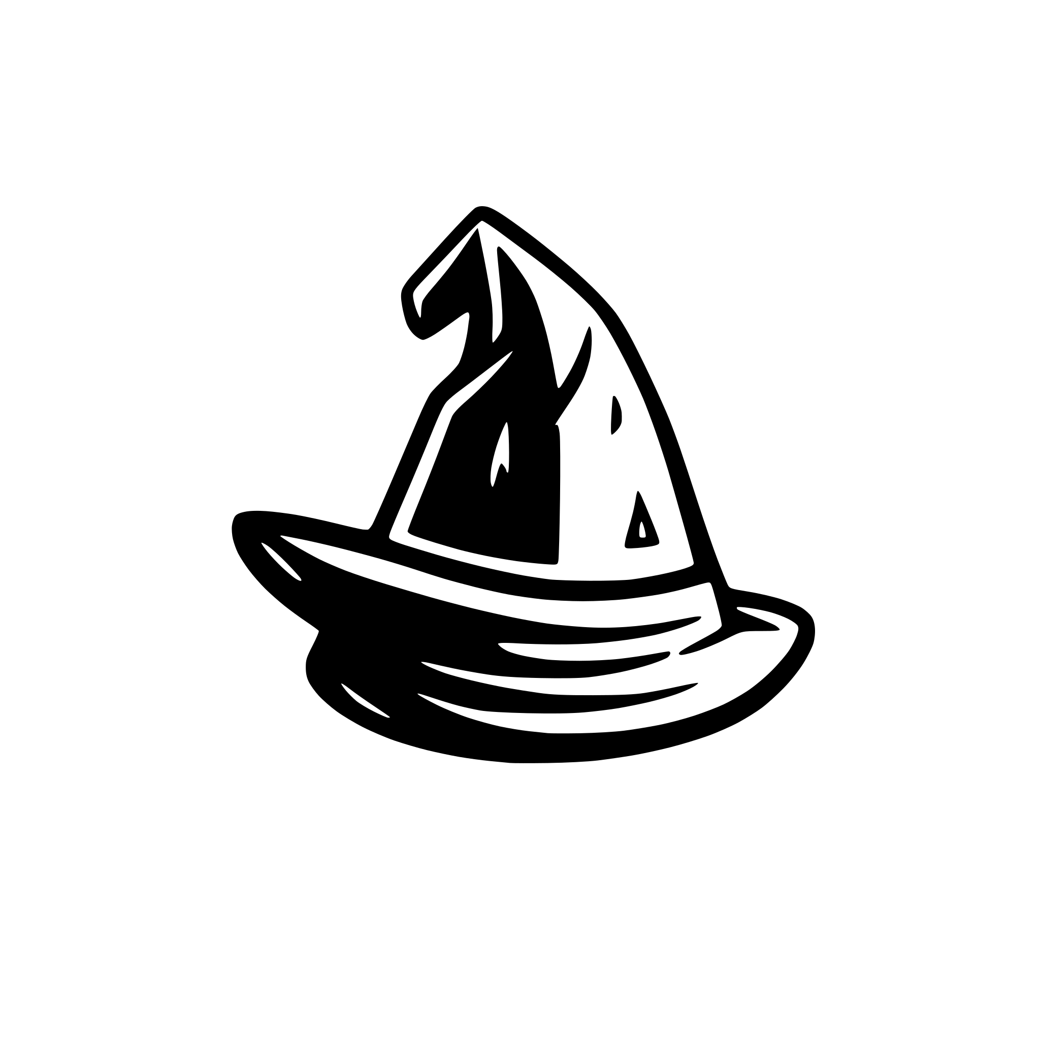 AI-generated SVG of 'A magical wizard hat'