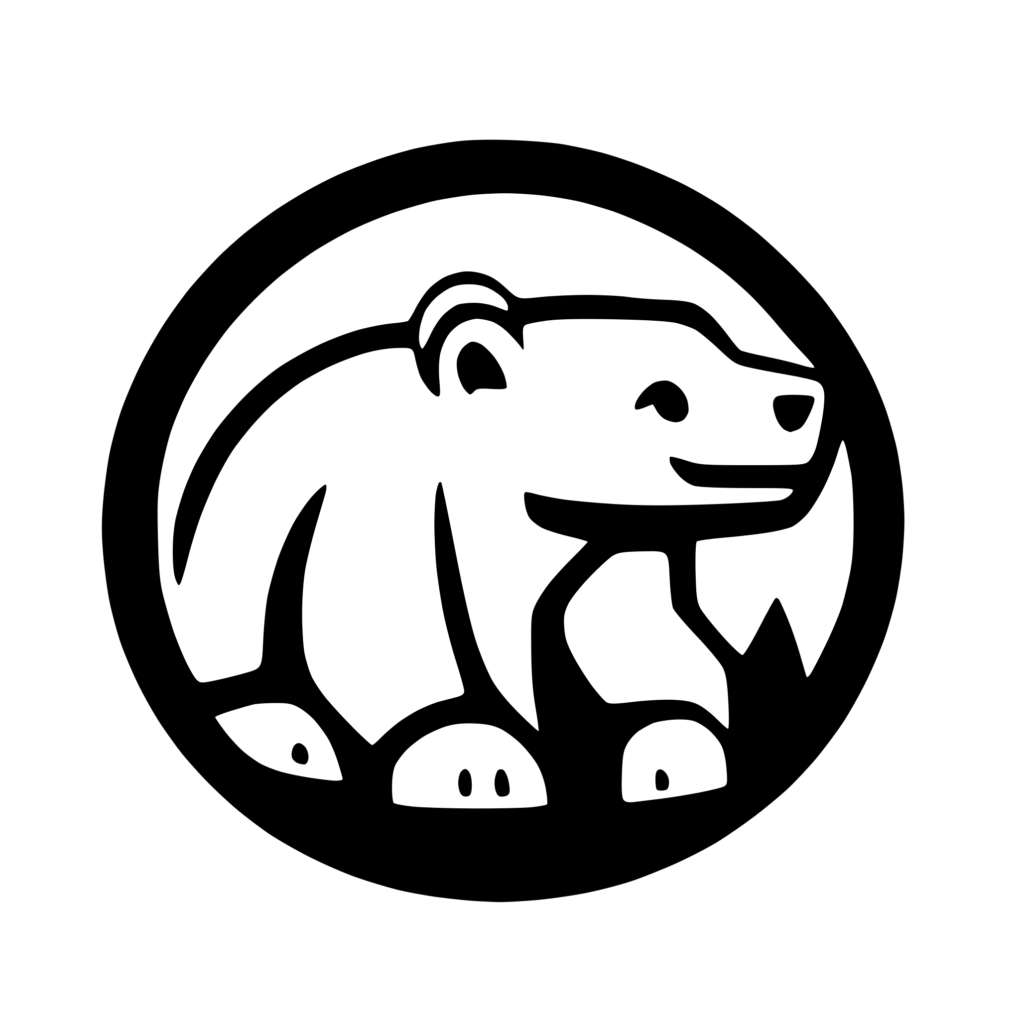 AI-generated SVG of 'polar bear logo PROJECt planner'