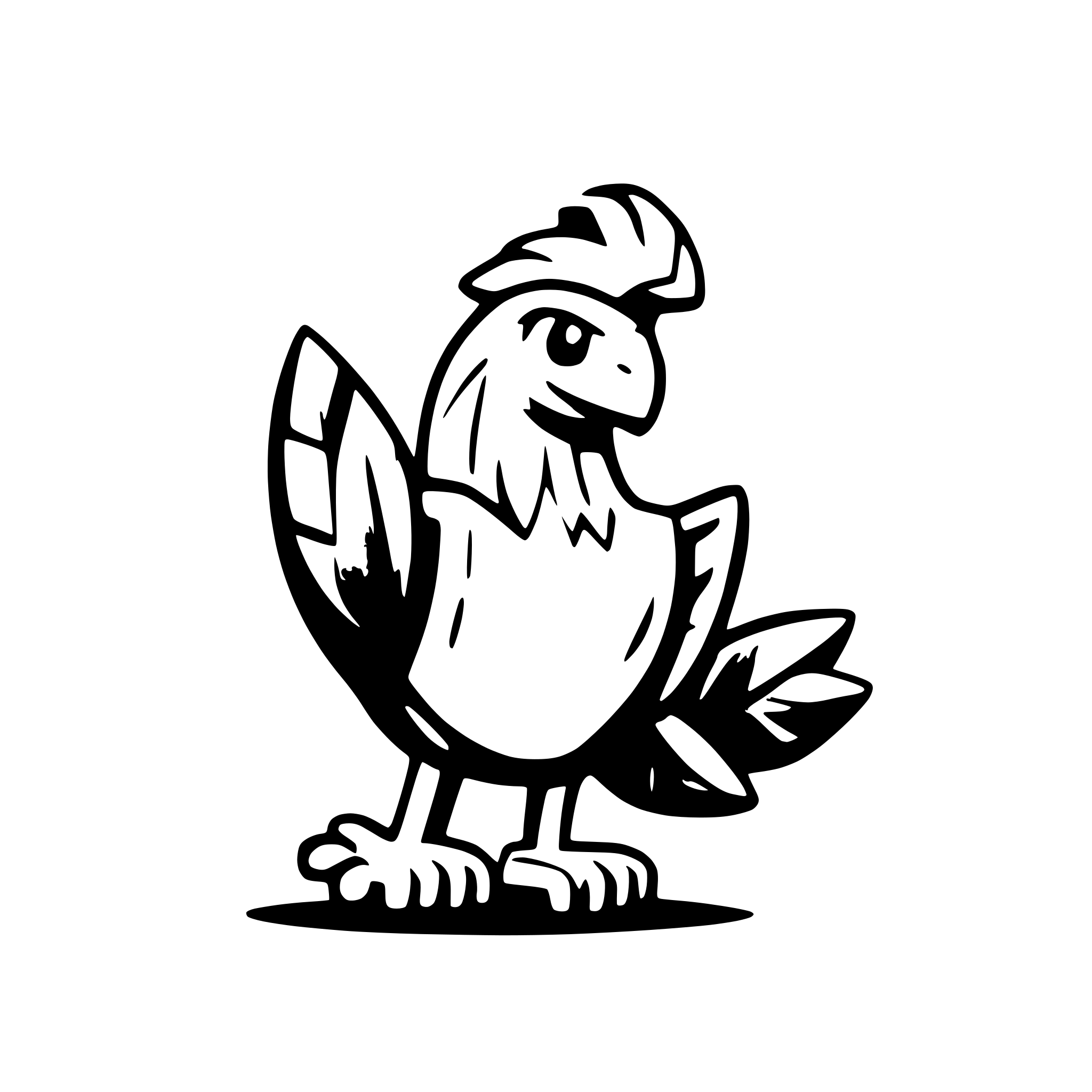 AI-generated SVG of a eagle