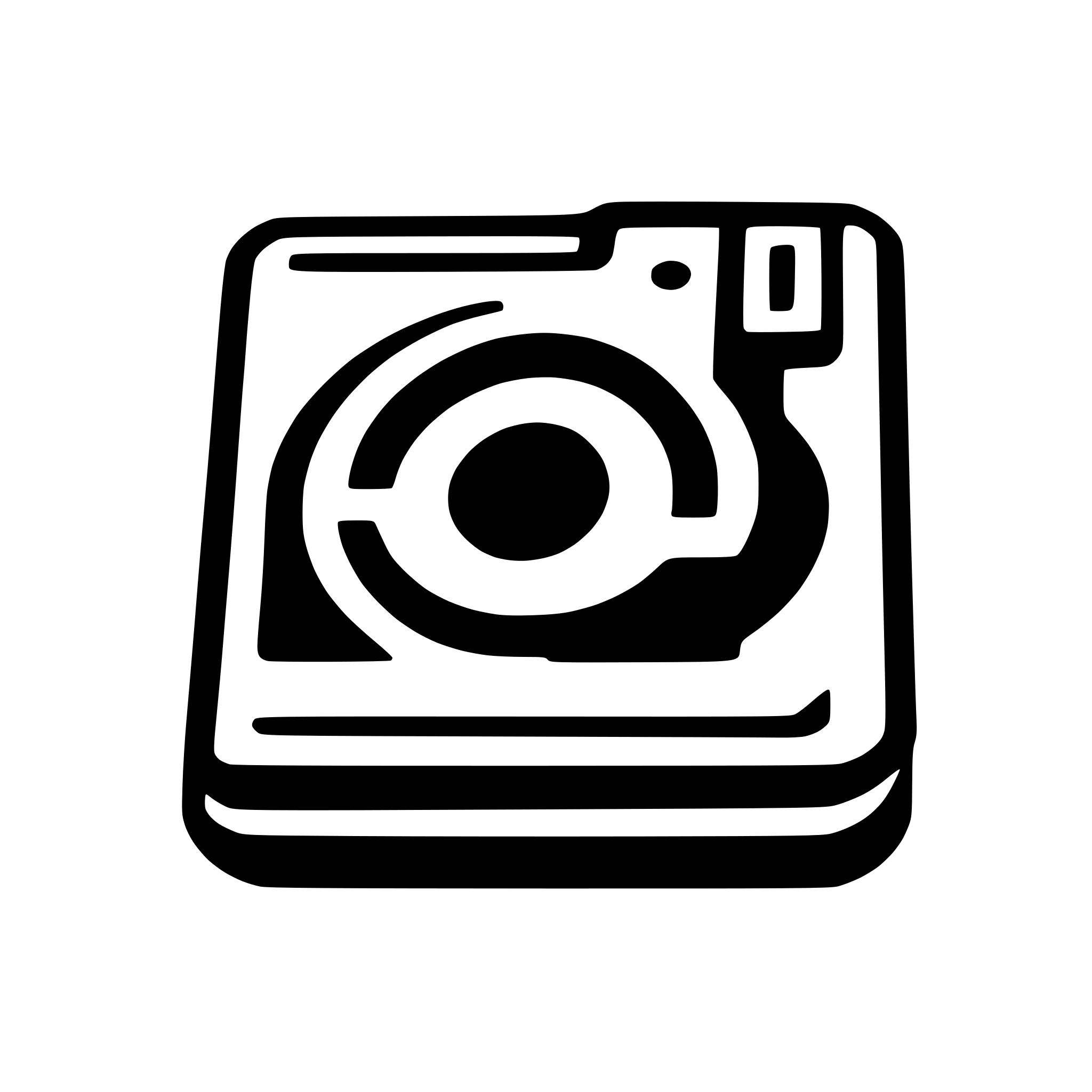 AI-generated SVG of a gera um icone de disquete com a letra P no centro do icone