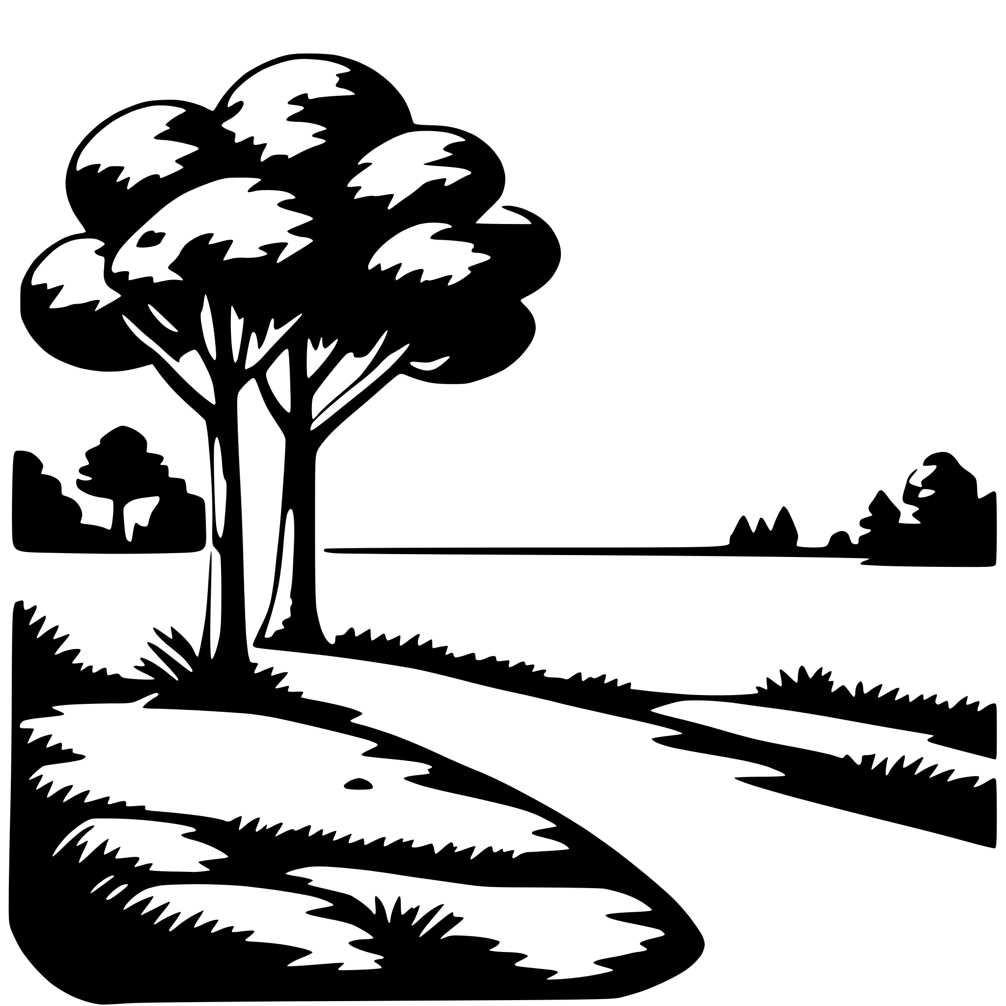 AI-generated SVG of a nature scene