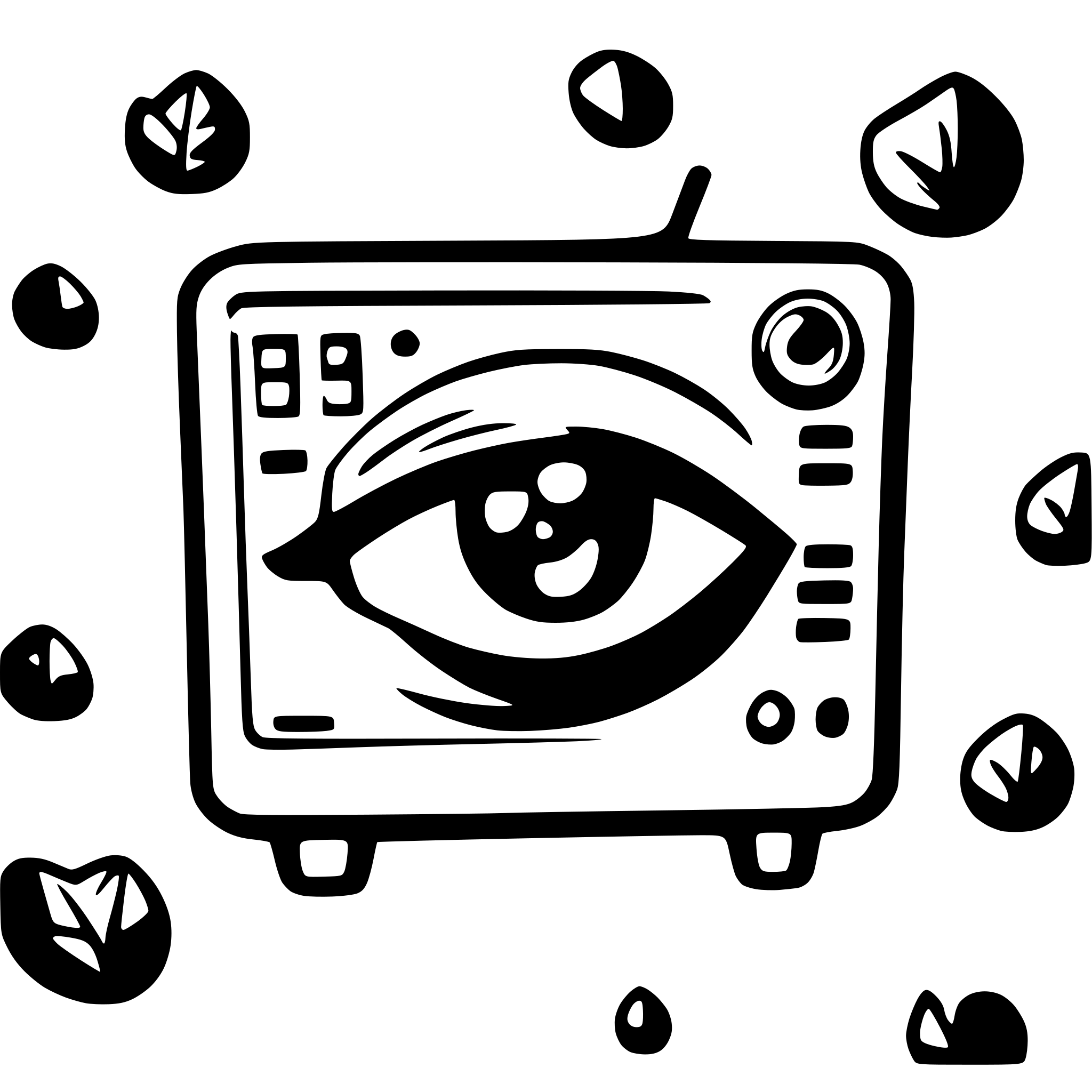 AI-generated SVG of a anime TV