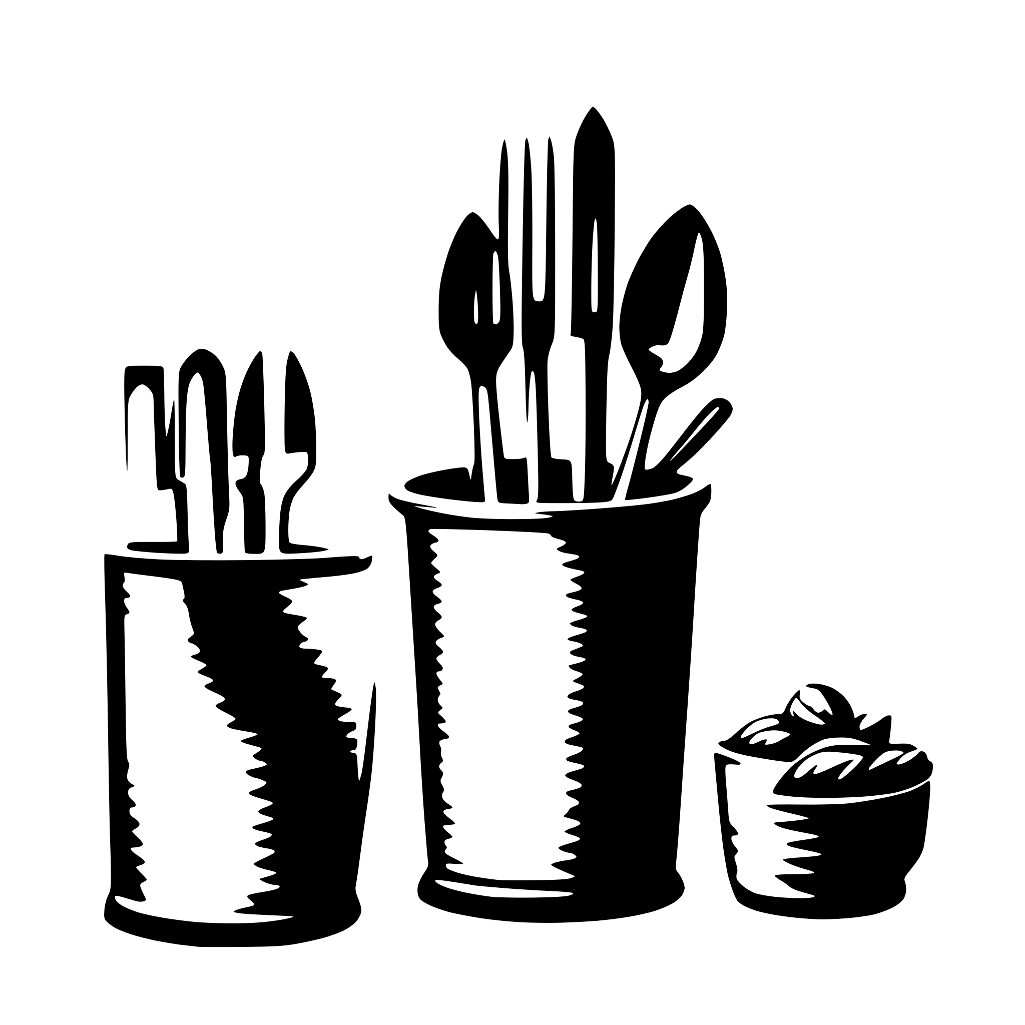 AI-generated SVG of a kitchen tools