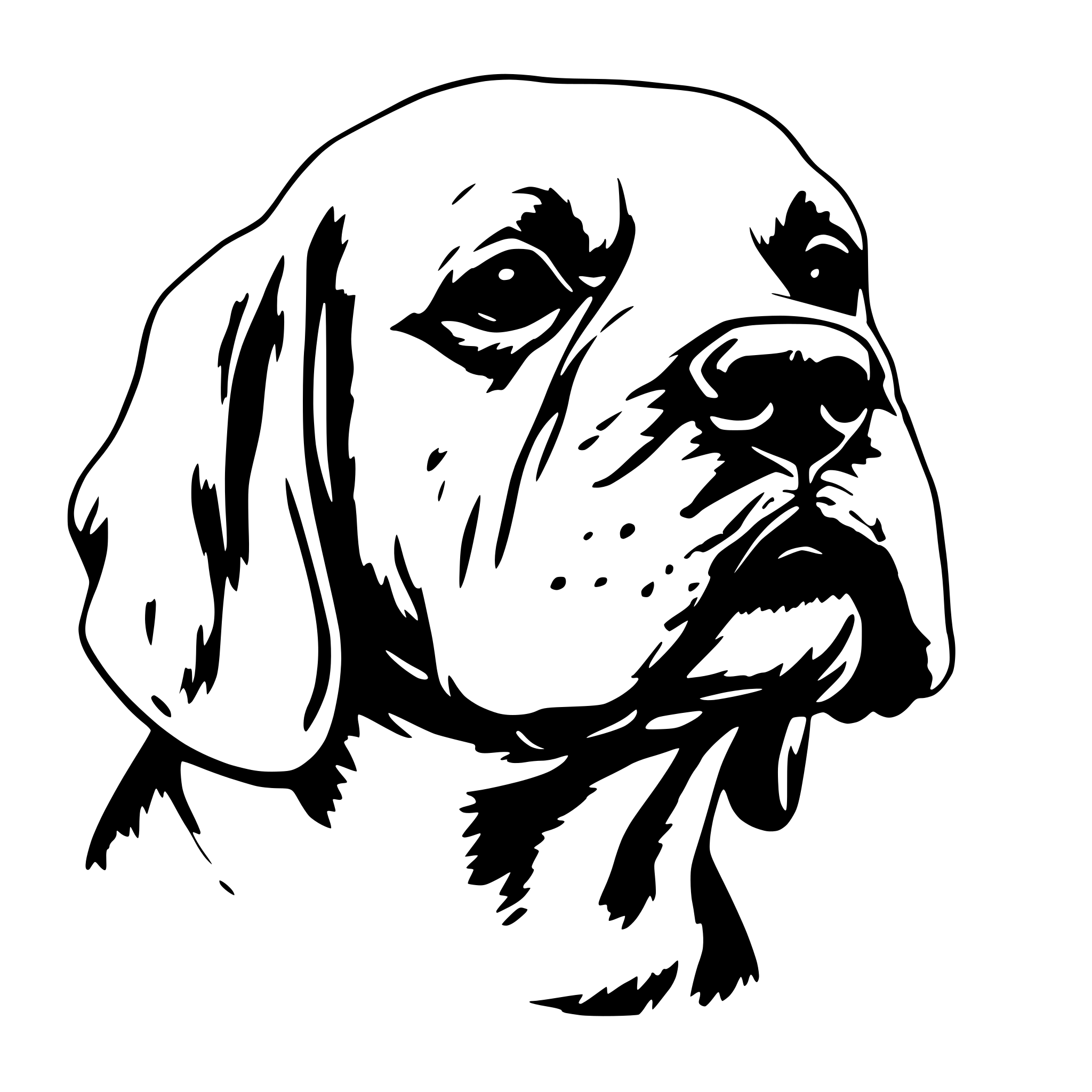 AI-generated SVG of 'Französische Bulldogge Sketch'