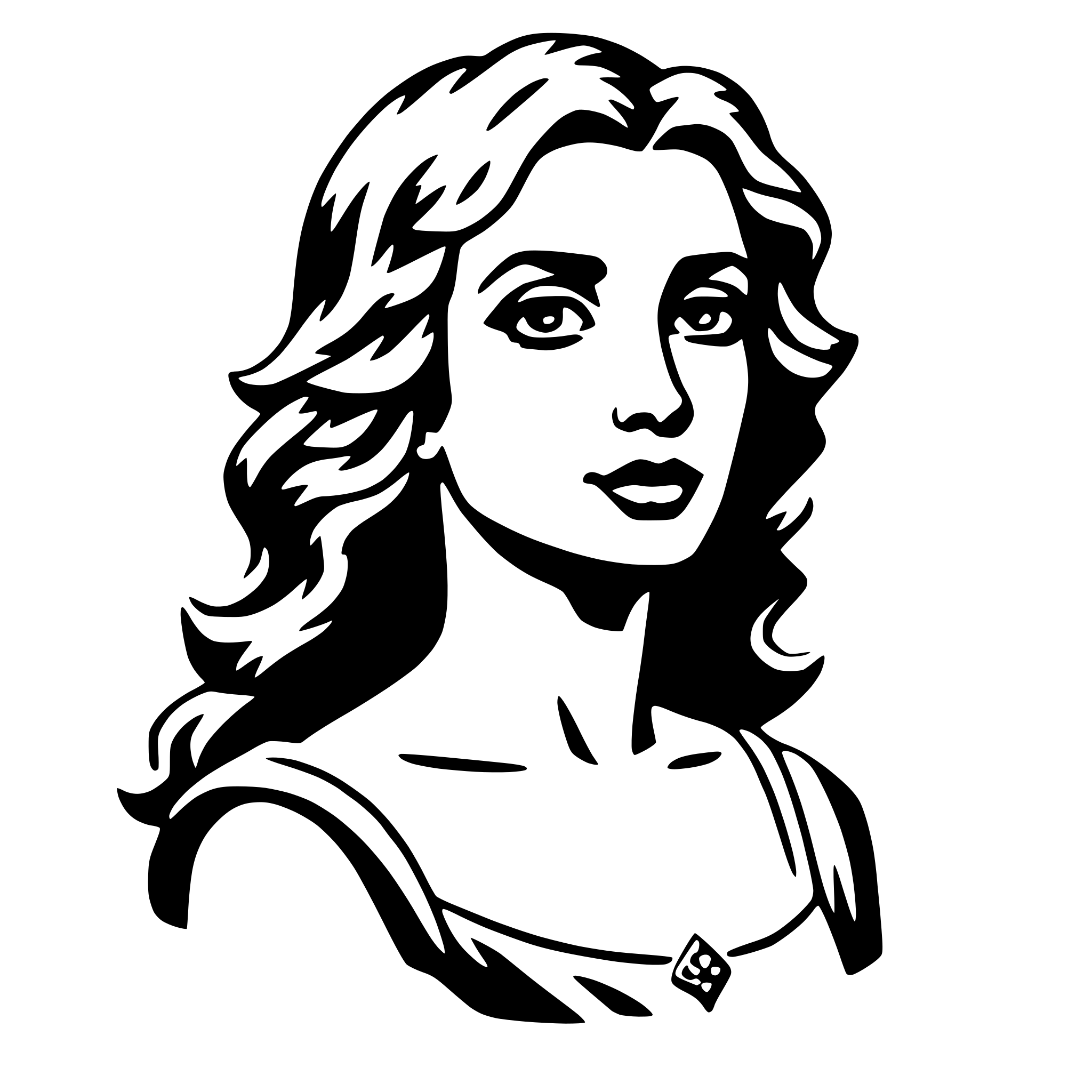 AI-generated SVG of 'aphrodite'