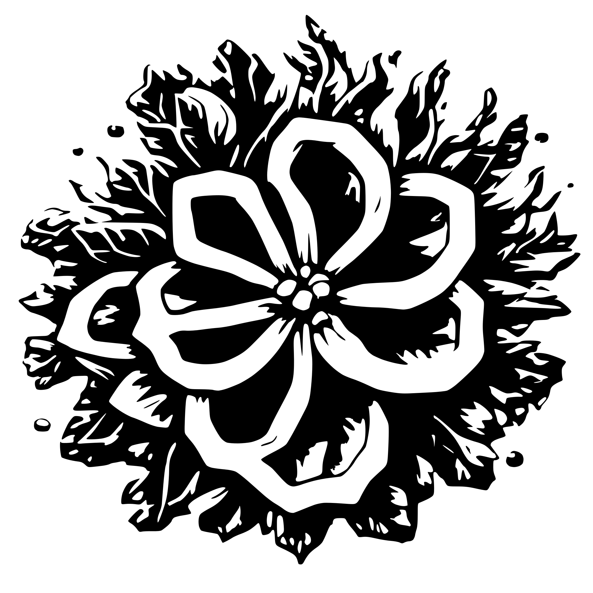 AI-generated SVG of '7 Totsünden'