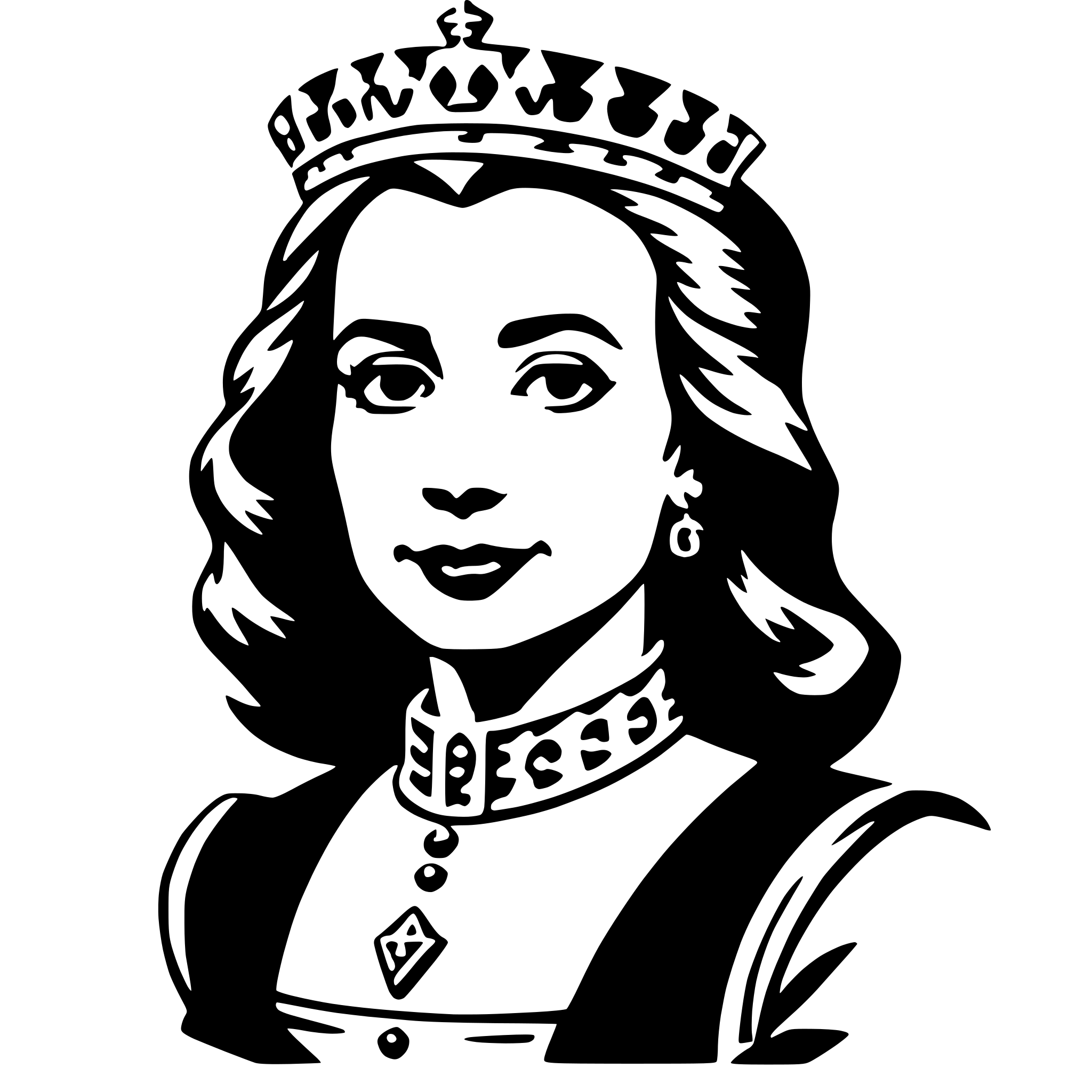 AI-generated SVG of 'queen elizabeth i'