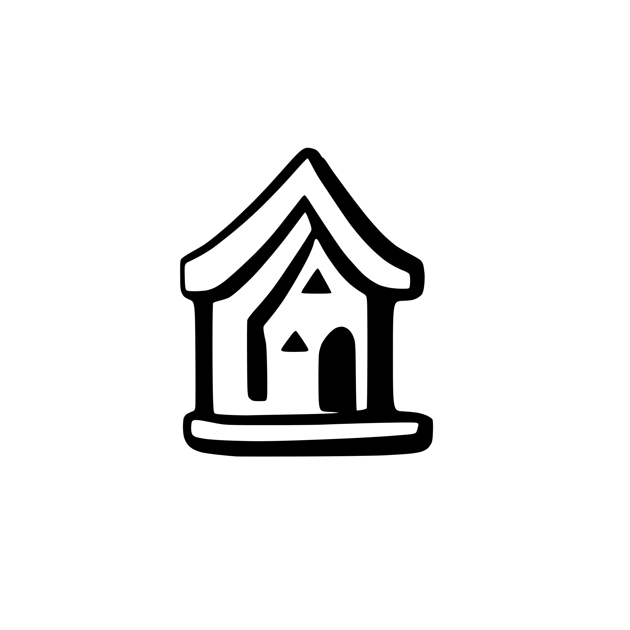 AI-generated SVG of a home
