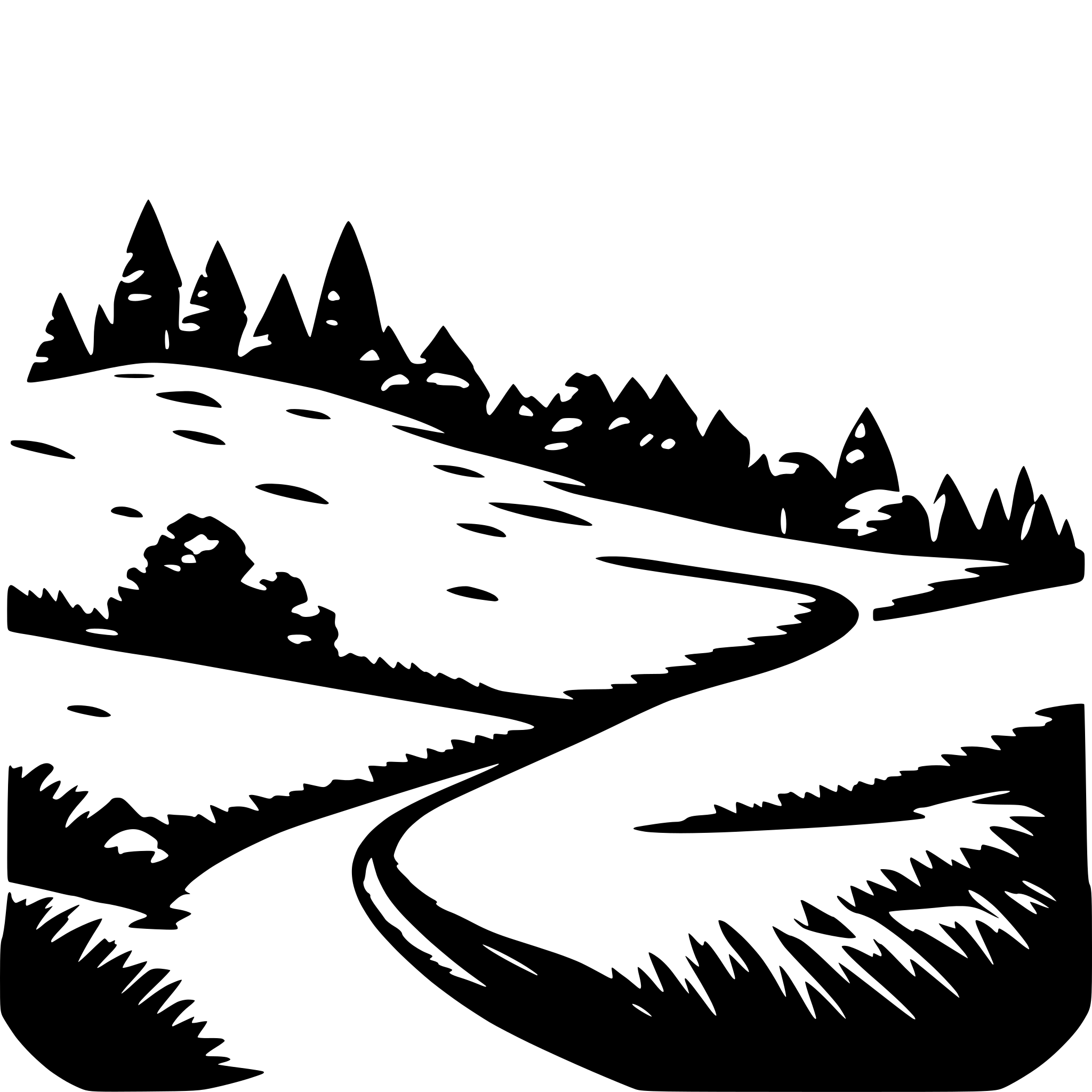 AI-generated SVG of a a hillscape