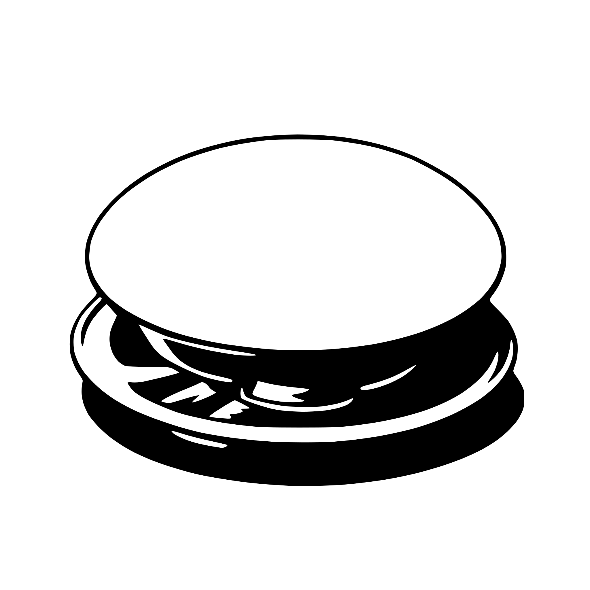 AI-generated SVG of a saucer