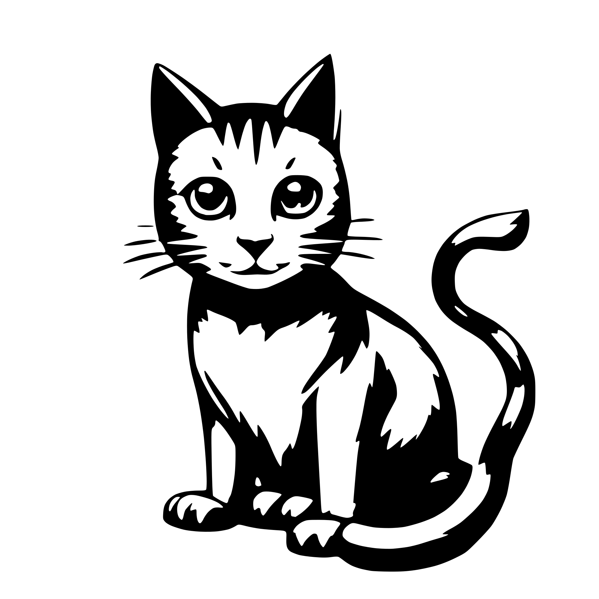 AI-generated SVG of a chat to start