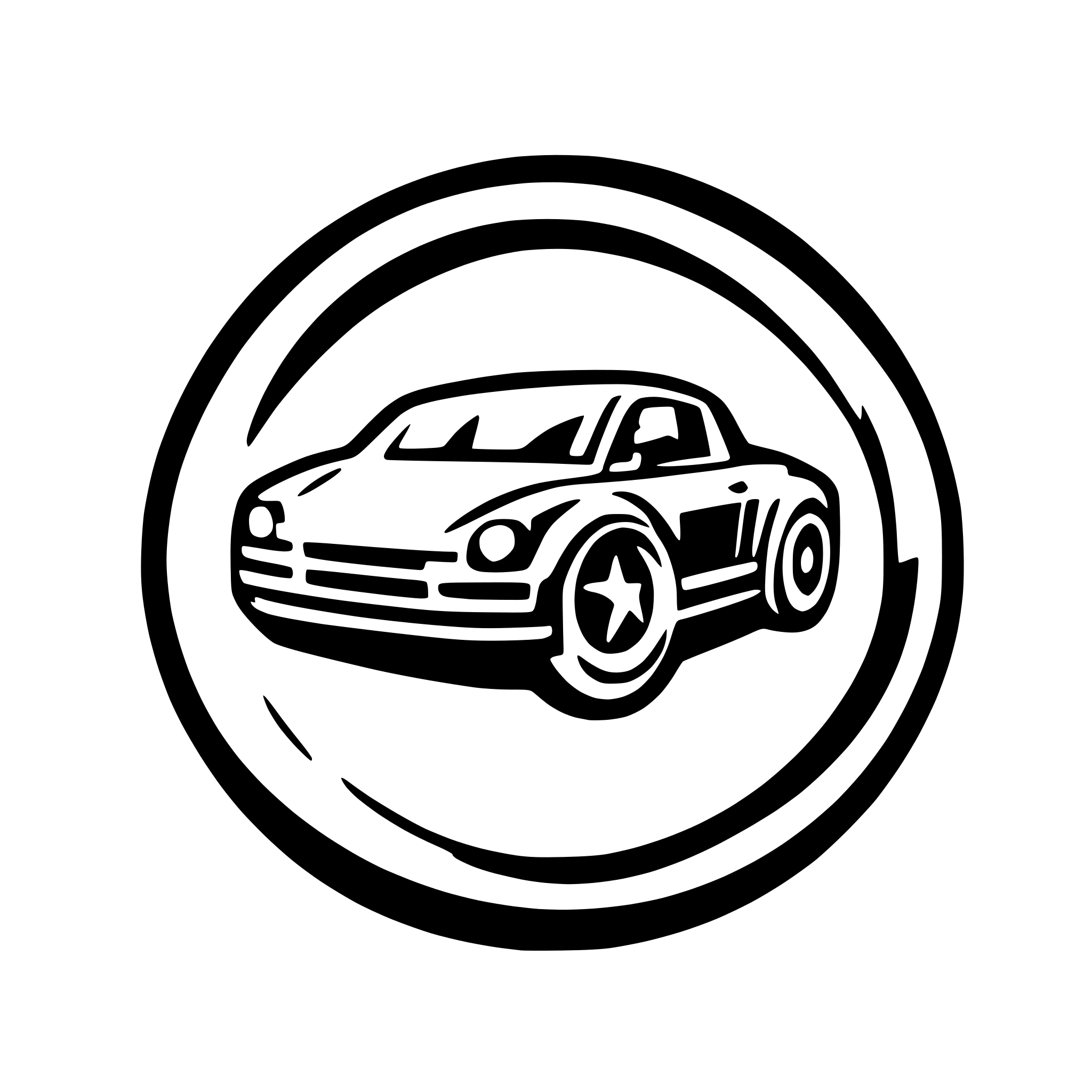 AI-generated SVG of 'car wheel'