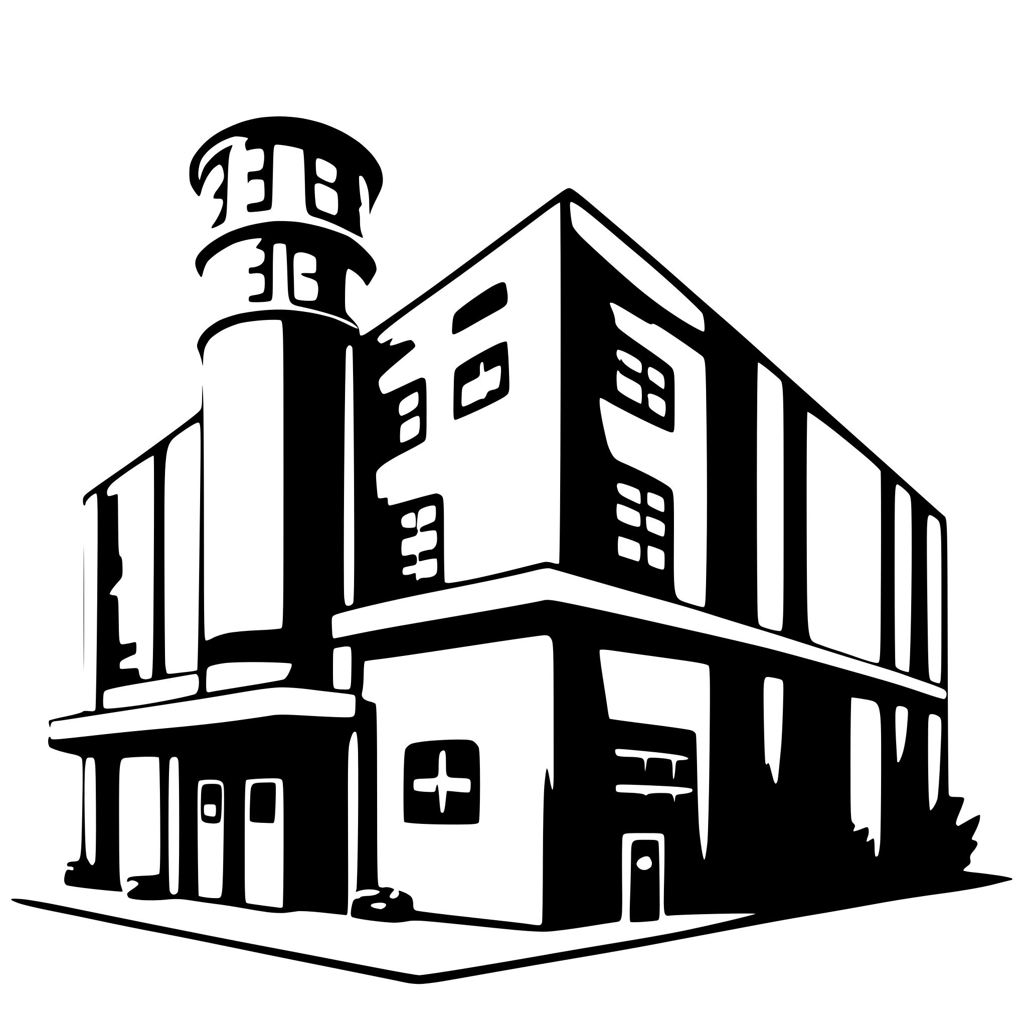 AI-generated SVG of 'big warehouse building'