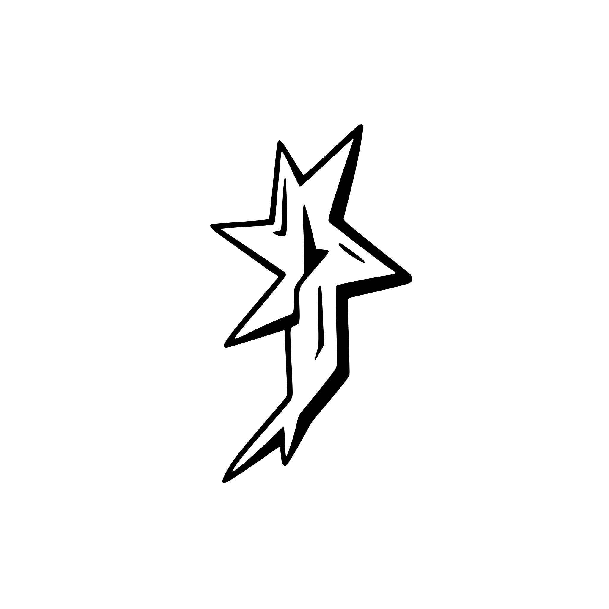 AI-generated SVG of a stylized lightning bolt in motion