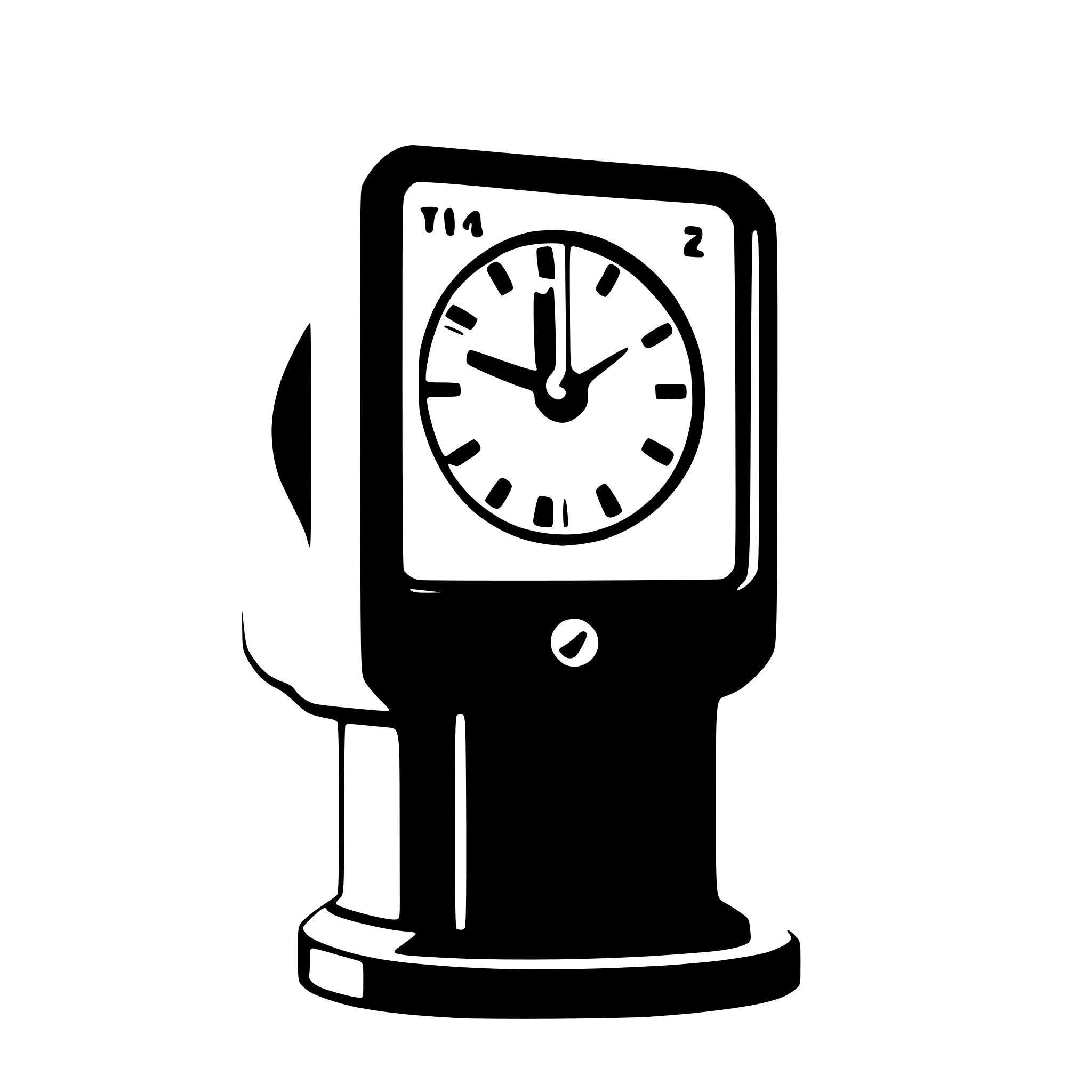 AI-generated SVG of 'digital clock'