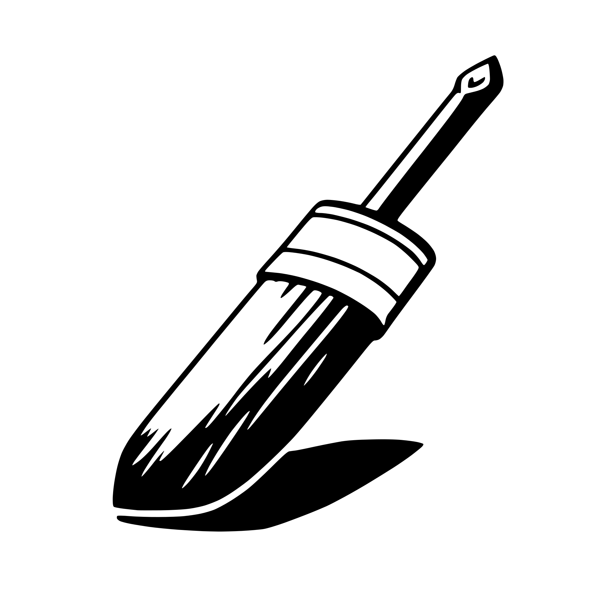 AI-generated SVG of 'paint brush'