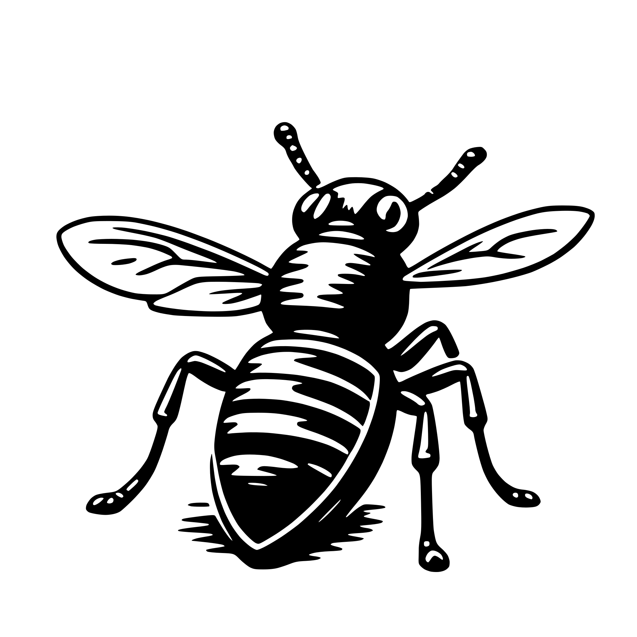 AI-generated SVG of a insect