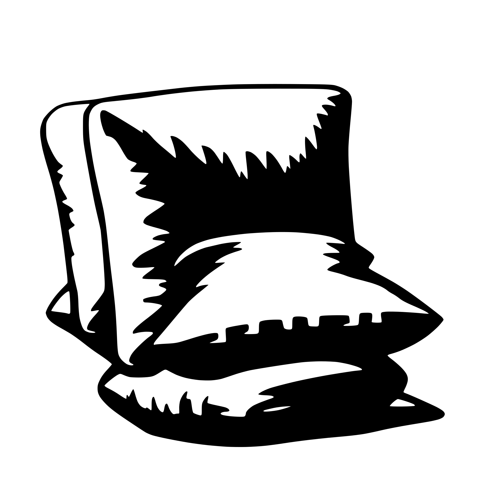 AI-generated SVG of 'pillows'