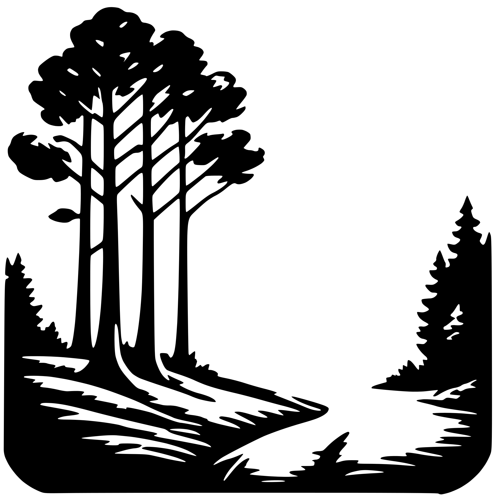 AI-generated SVG of 'forest mist'