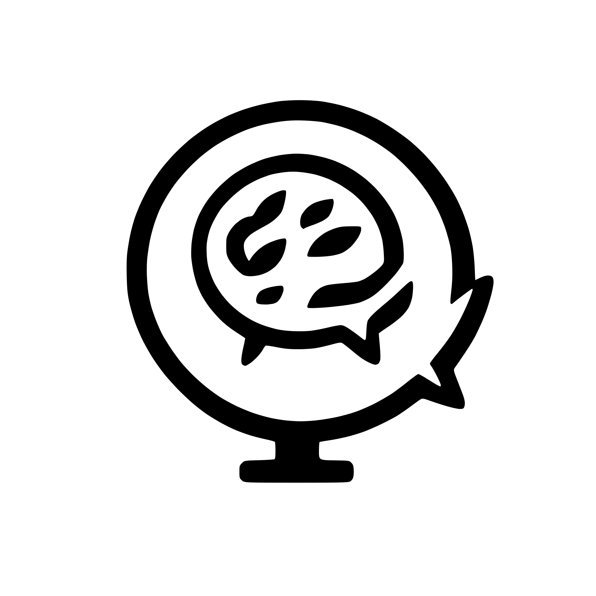 AI-generated SVG of 'Speech bubble'