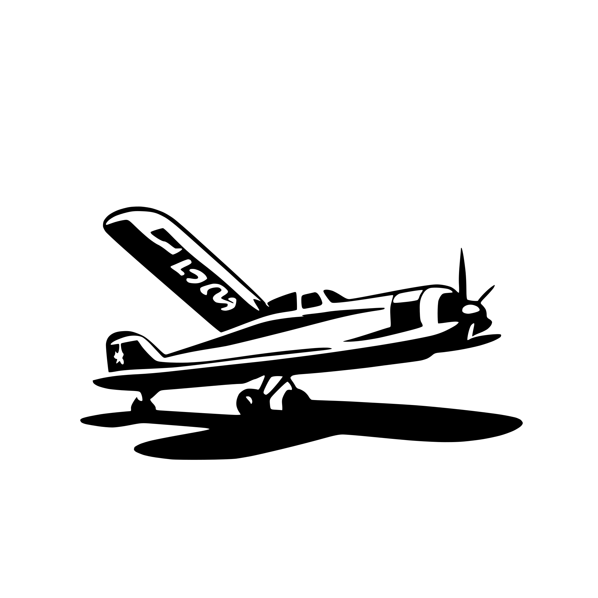 AI-generated SVG of 'birthday sign 50 years model airplane'