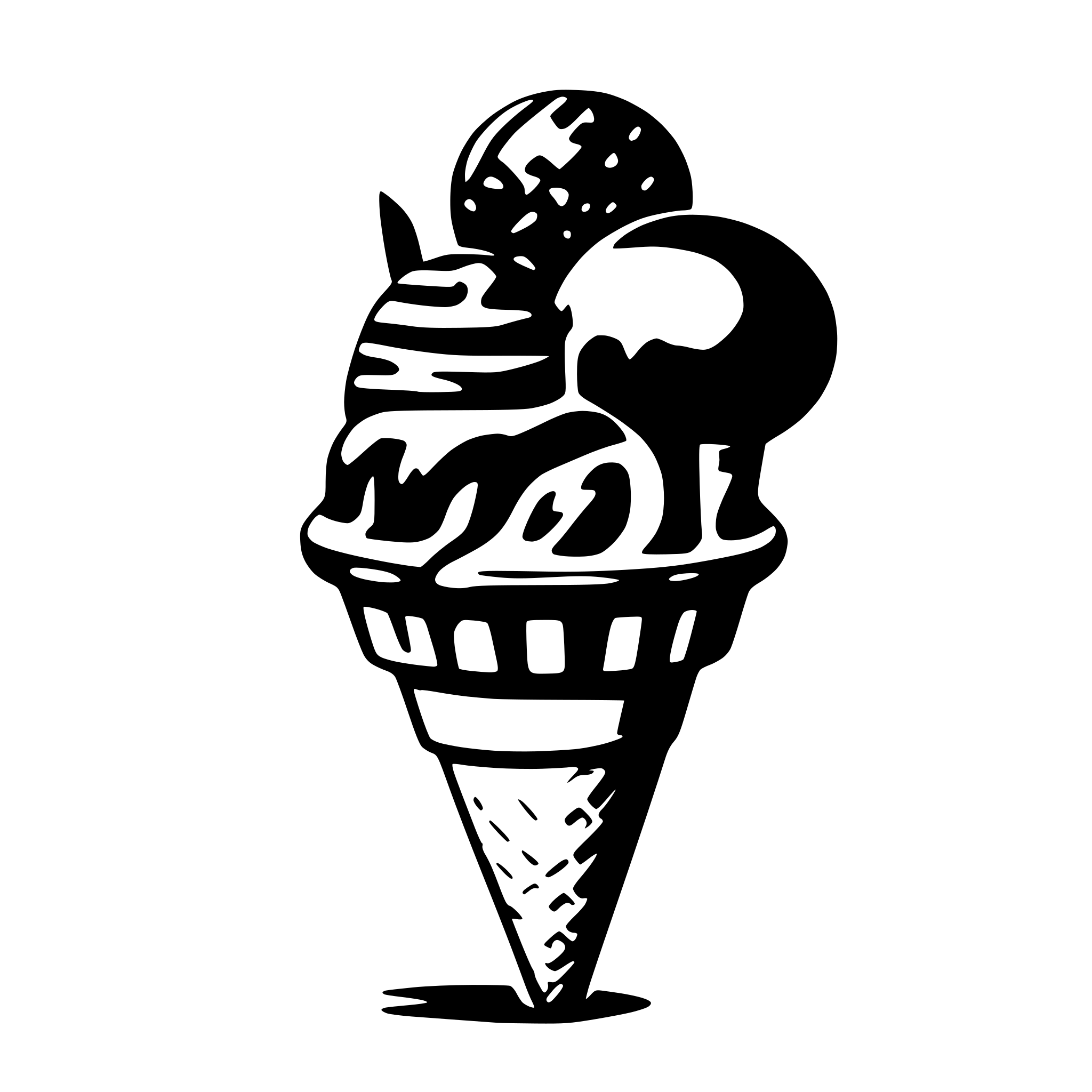 AI-generated SVG of a ice cream