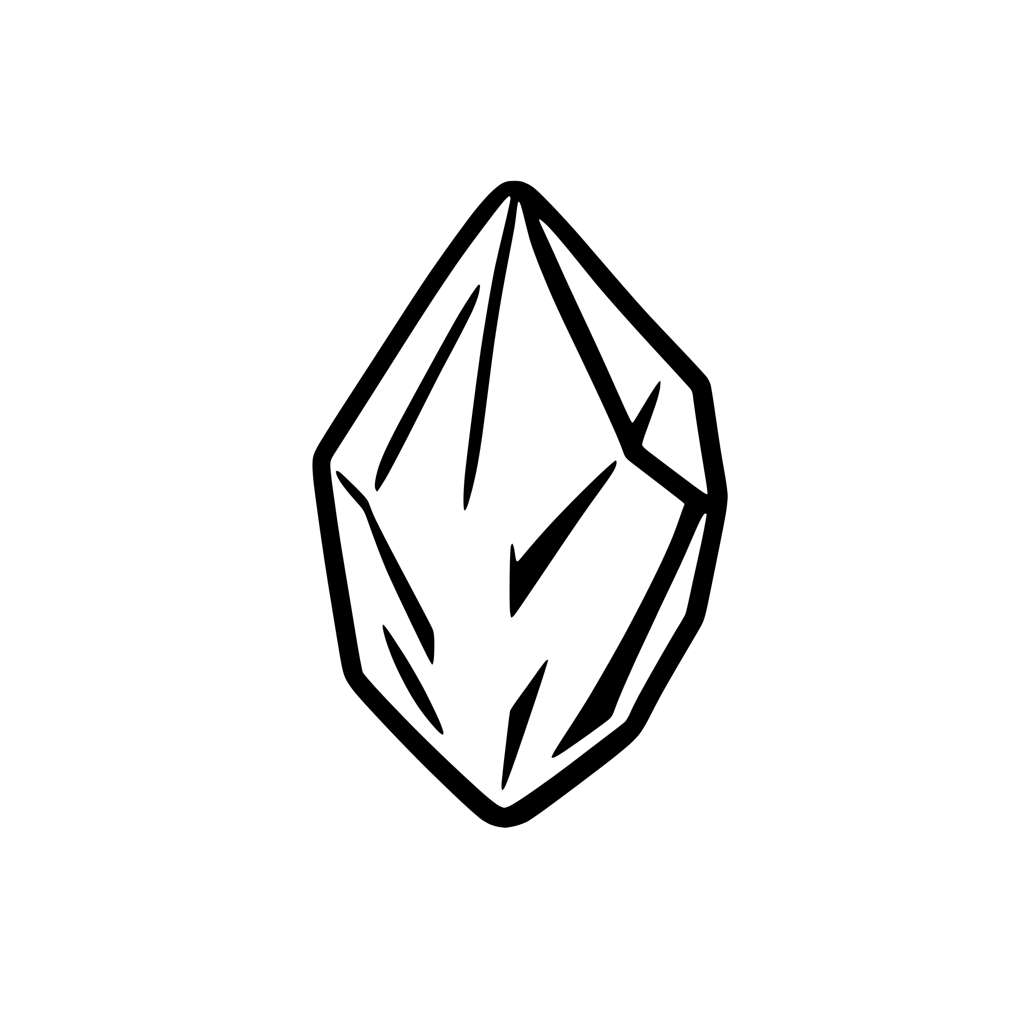AI-generated SVG of a ore in a shape of small, magical shard