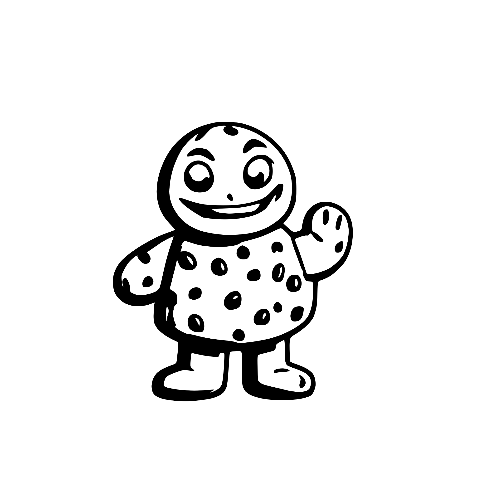 AI-generated SVG of 'Cookie Monster'
