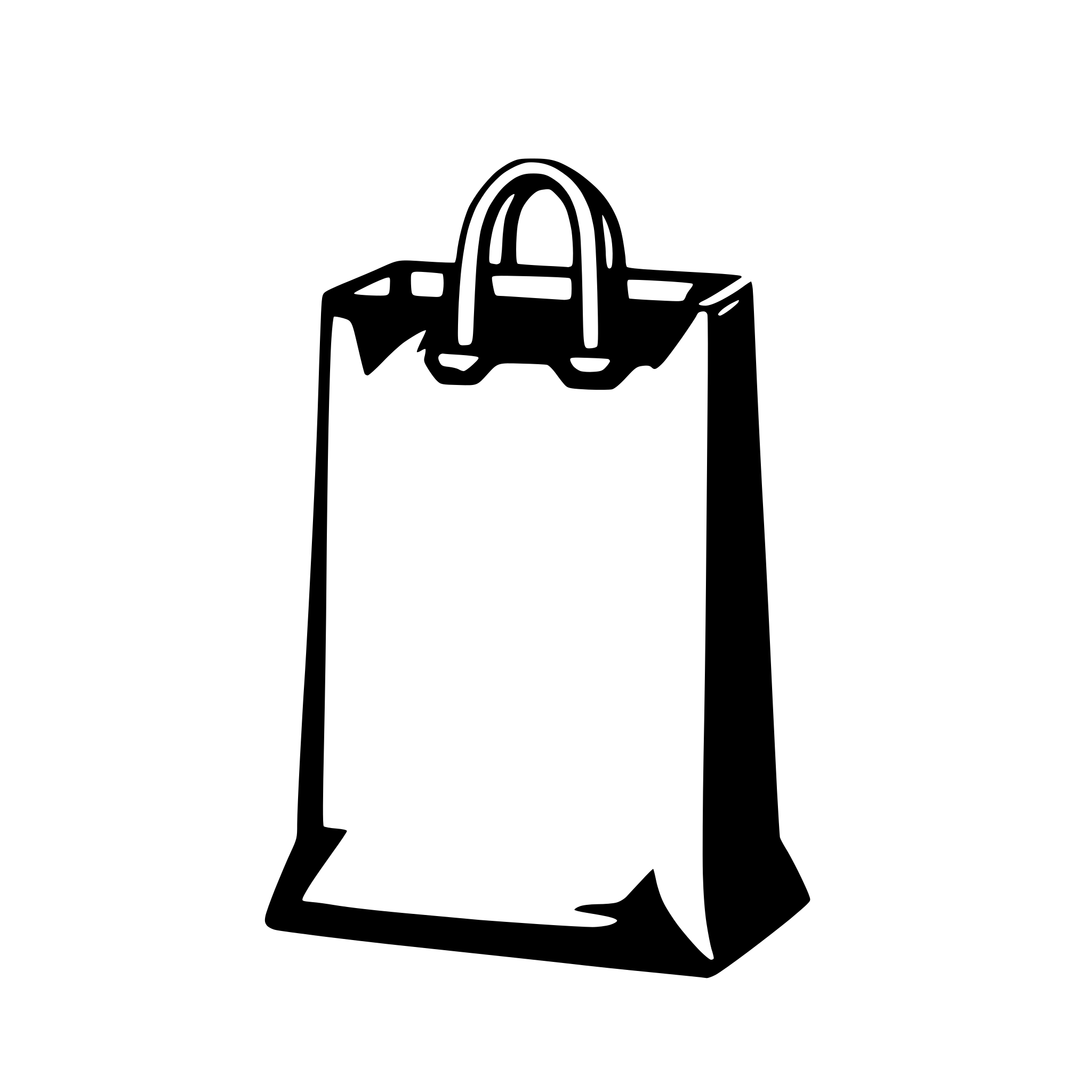 AI-generated SVG of 'plastic bag'