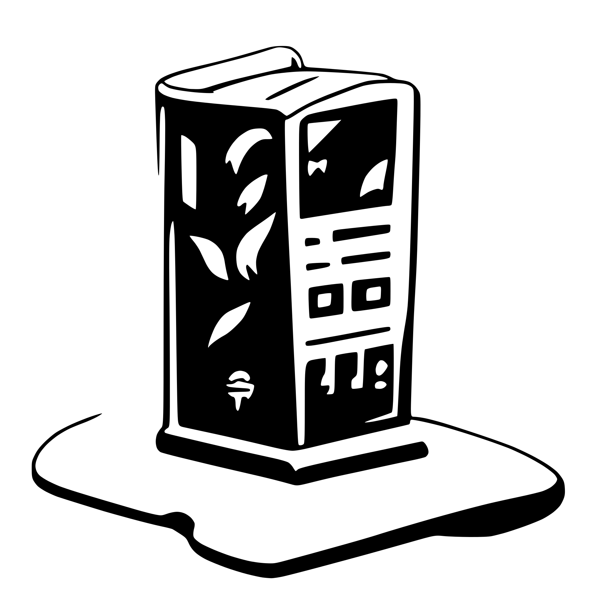 AI-generated SVG of a magazine
