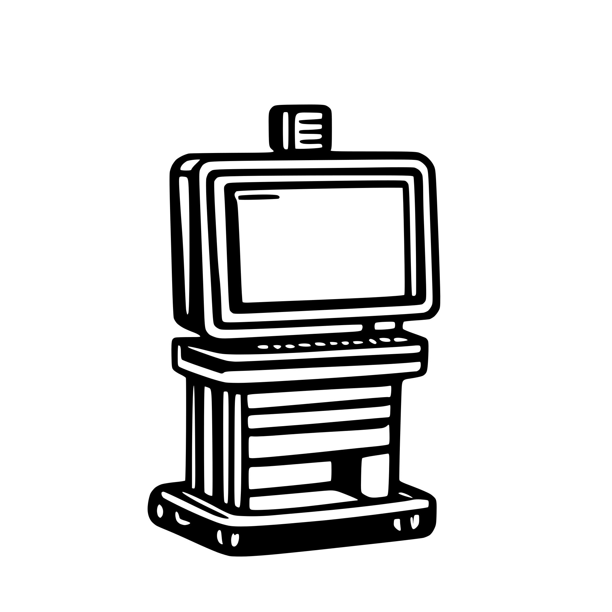 AI-generated SVG of a Teleprompter-Style Display Show responses on a teleprompter interface to aid confident delivery.