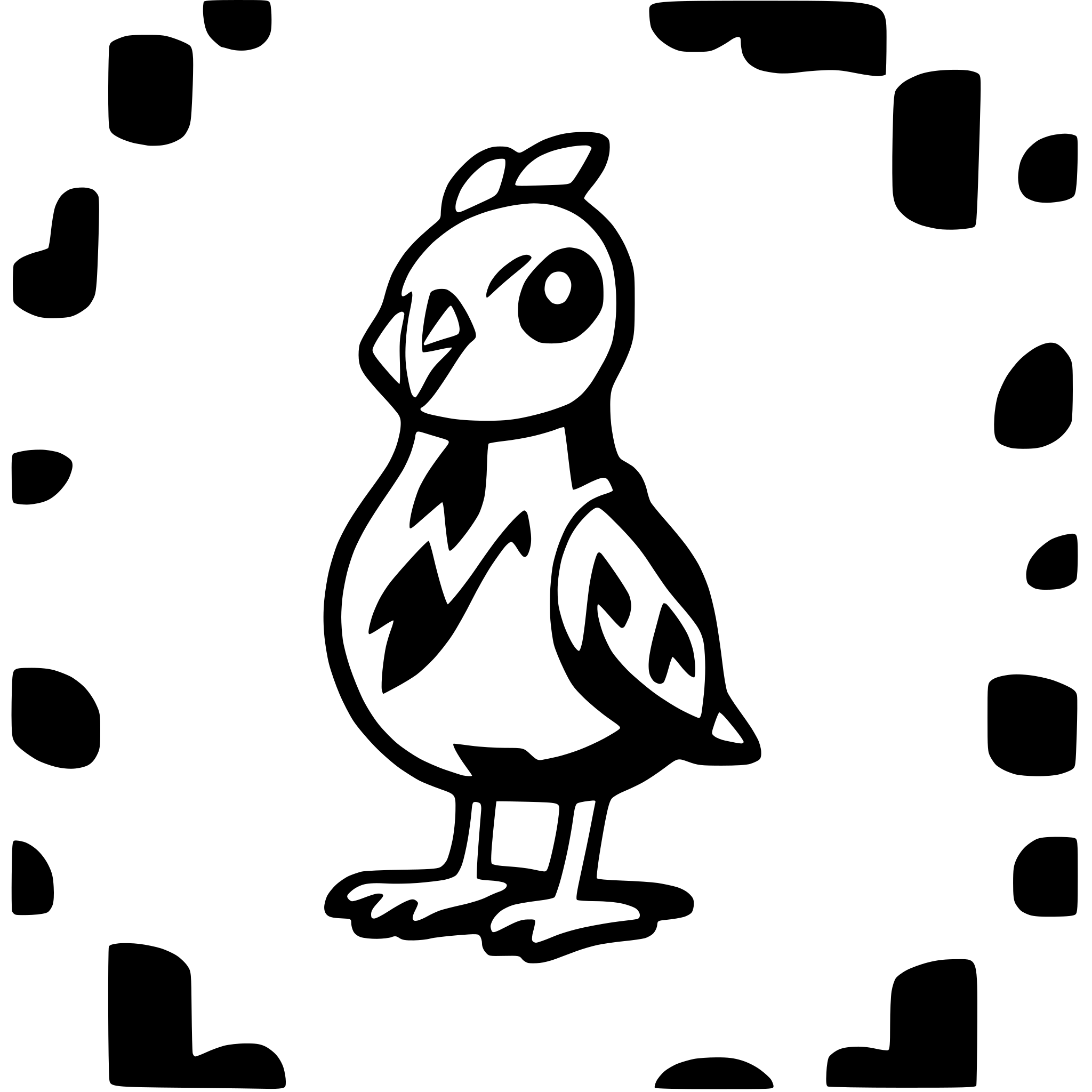 AI-generated SVG of 'quail'