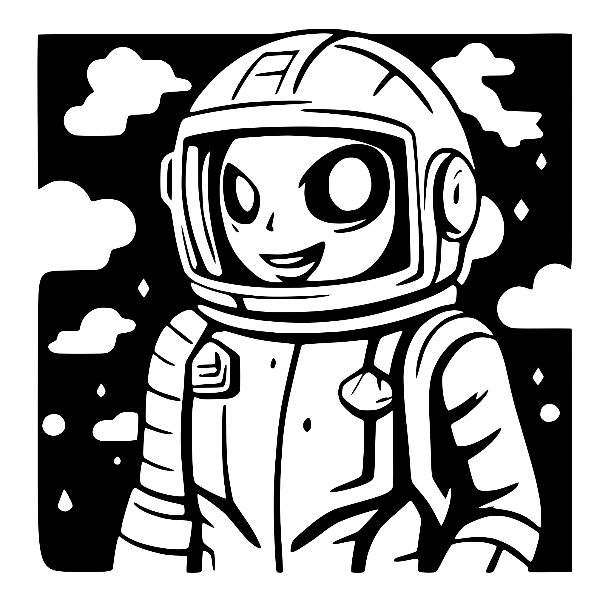 AI-generated SVG of a A crypto astronaut lost orange and purple light, no face AI-generated SVG of a A crypto astronaut lost orange and purple light, no face