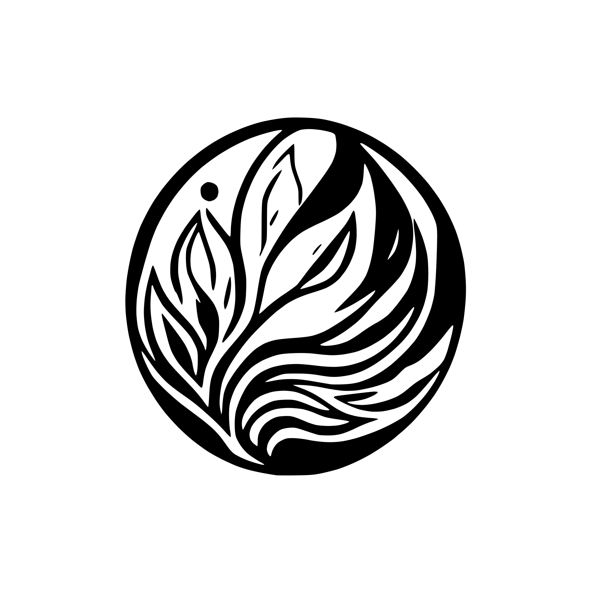 AI-generated SVG of a obsidian