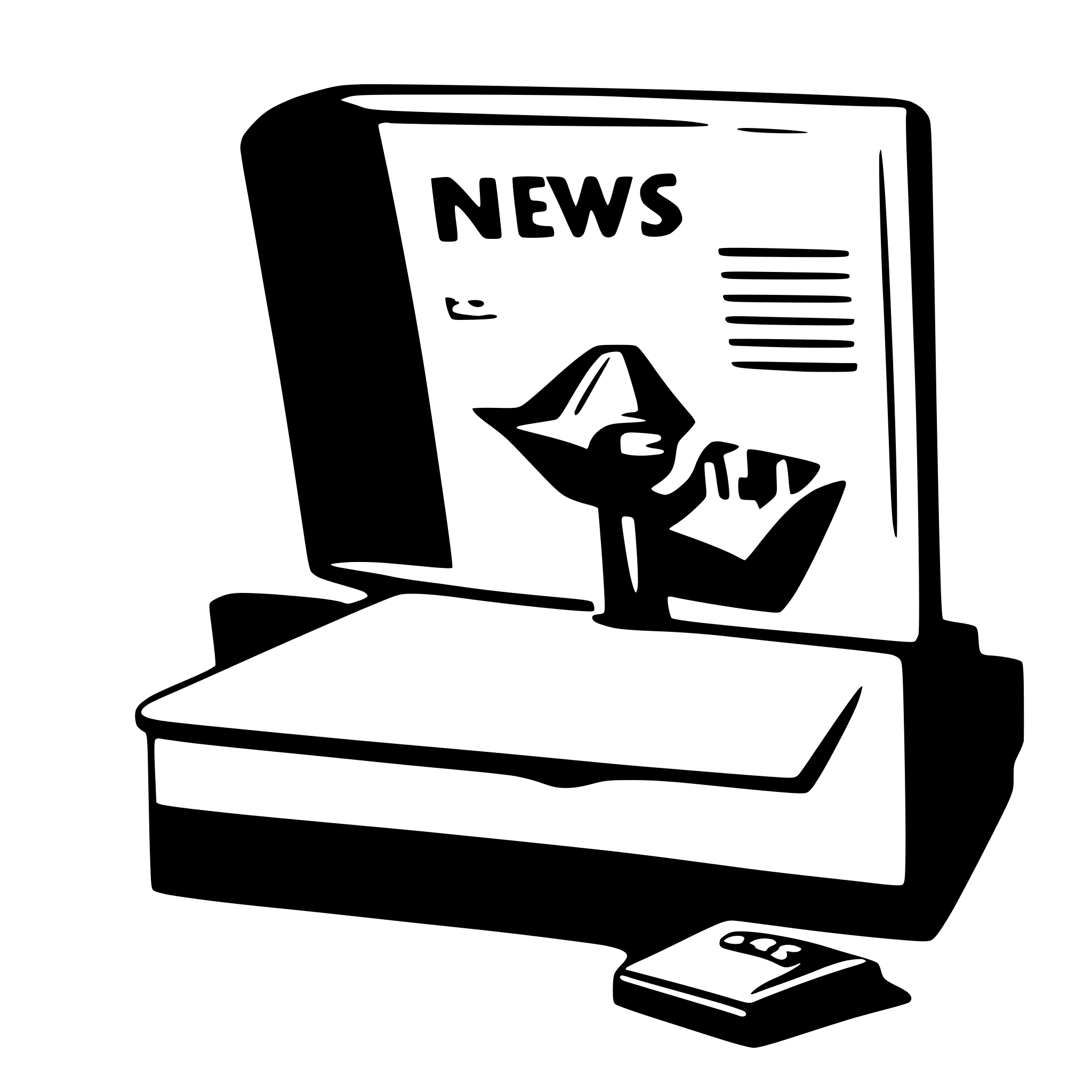 AI-generated SVG of a news