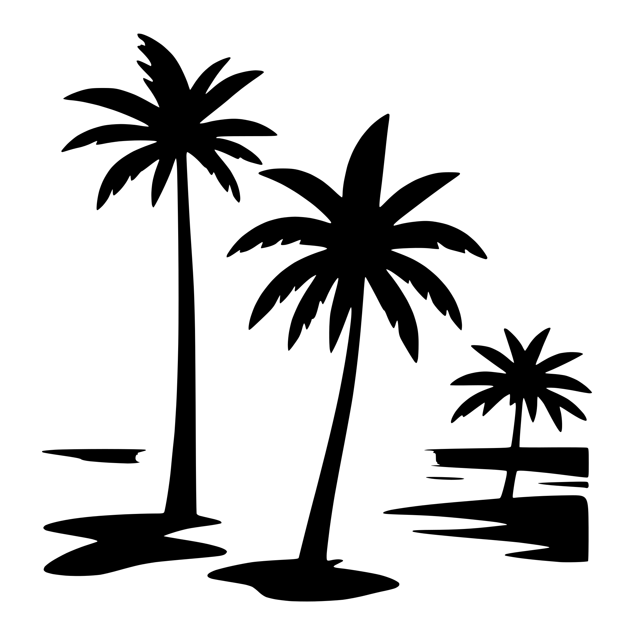 AI-generated SVG of a palm tree on a tropical beach
