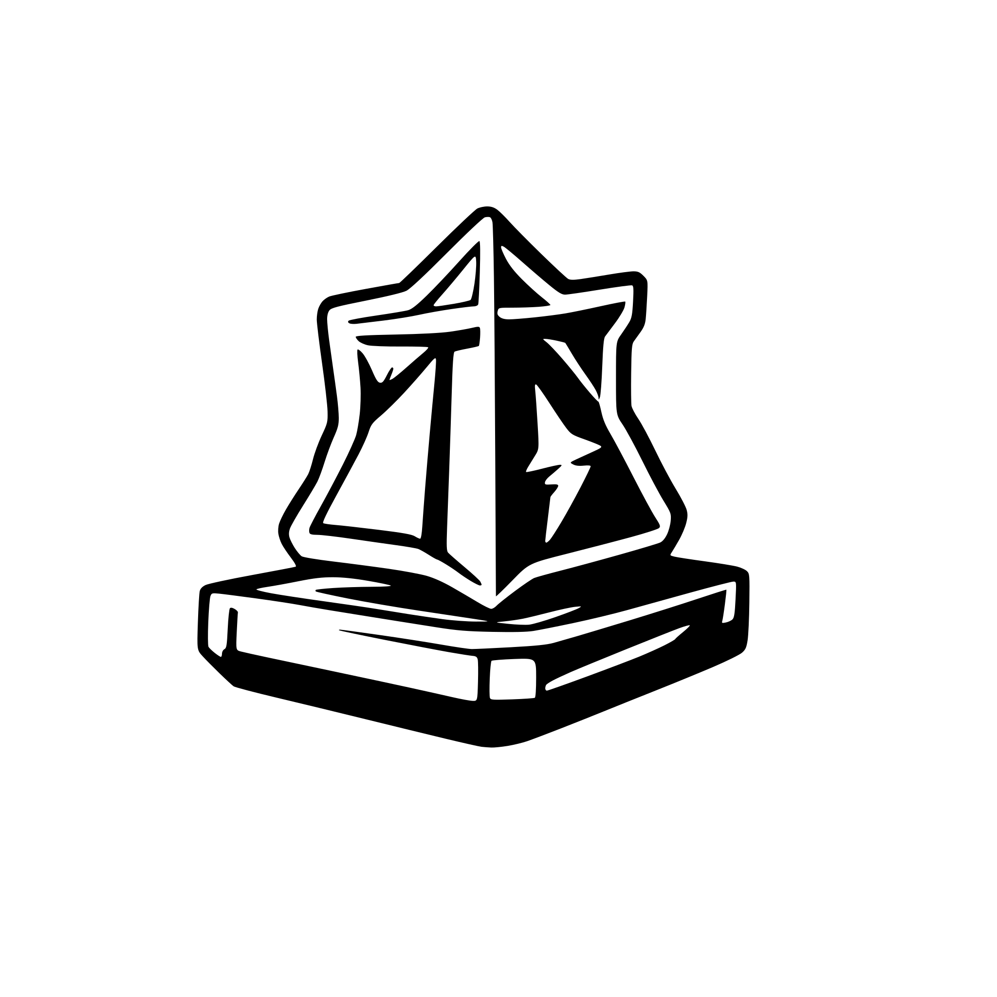 AI-generated SVG of a ark forge labs