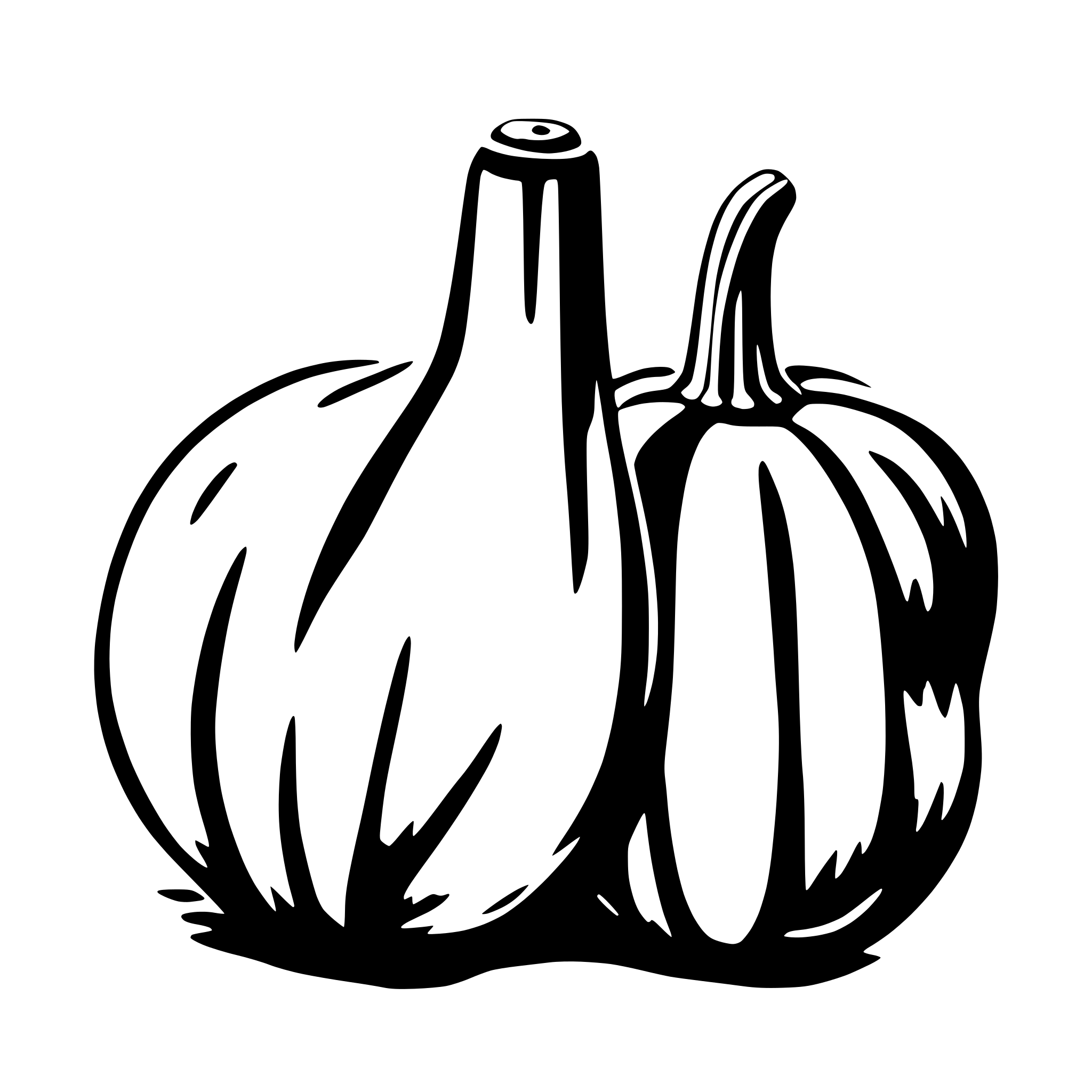 AI-generated SVG of 'squash'