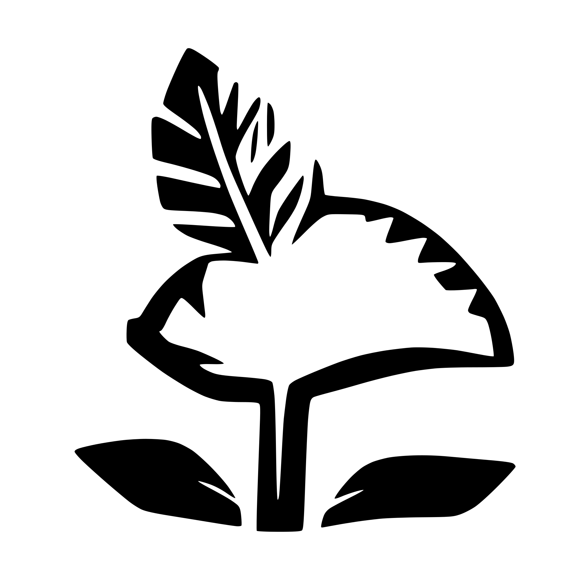 AI-generated SVG of a feather