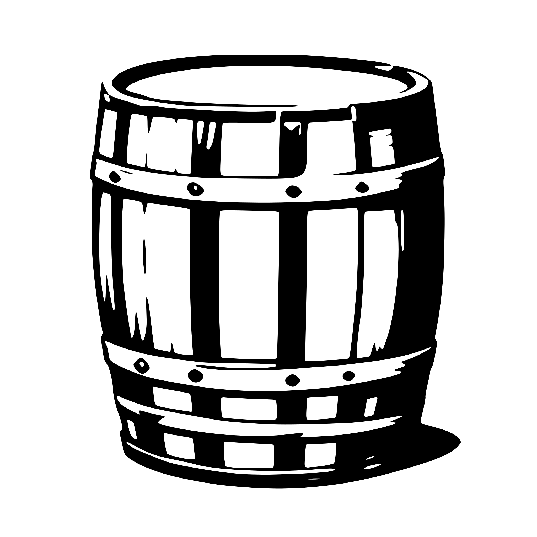 AI-generated SVG of 'whiskey barrel'